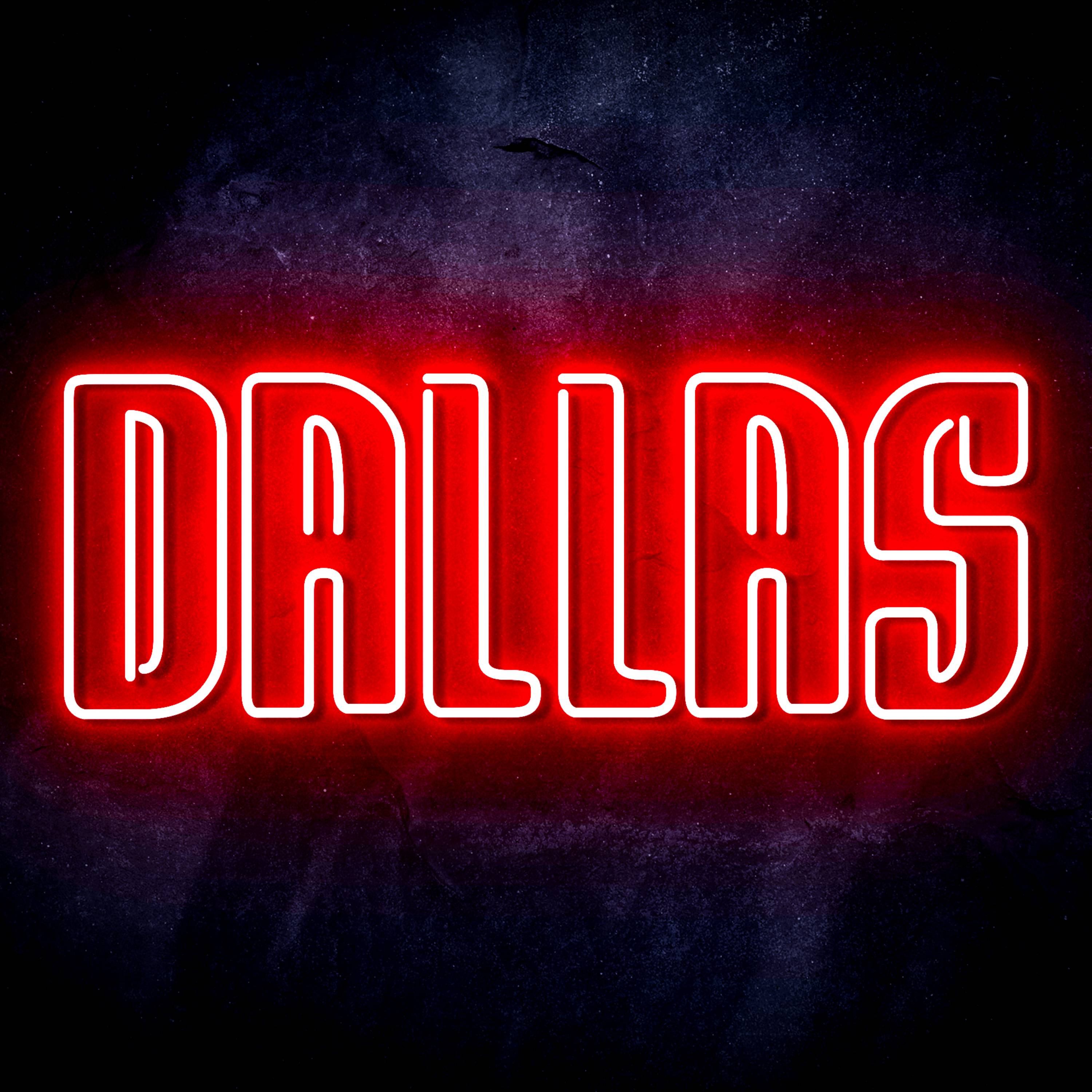 NHL Dallas Stars Flex Neon-like LED Sign