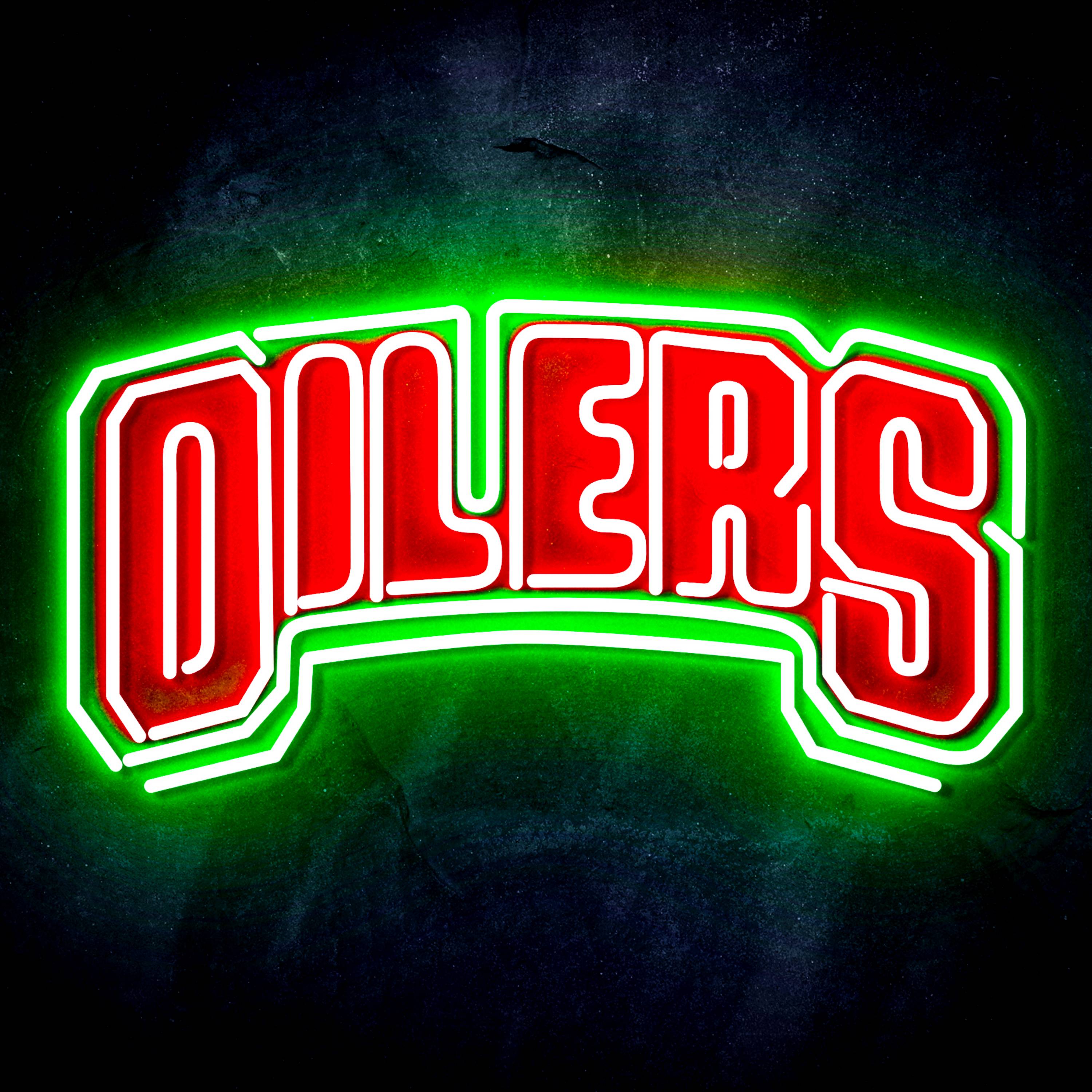 NHL Edmonton Oilers Flex Neon-like LED Sign