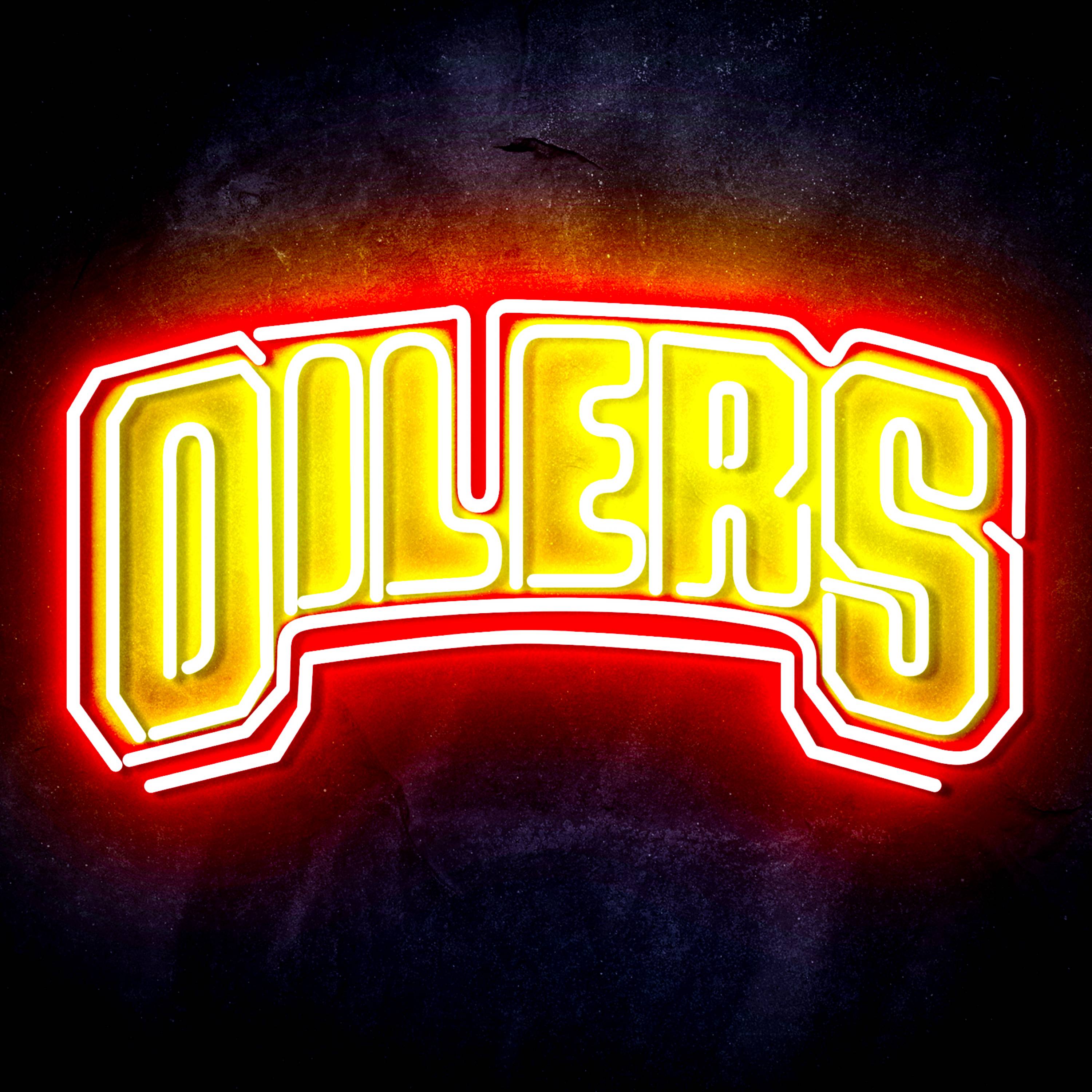 NHL Edmonton Oilers Flex Neon-like LED Sign