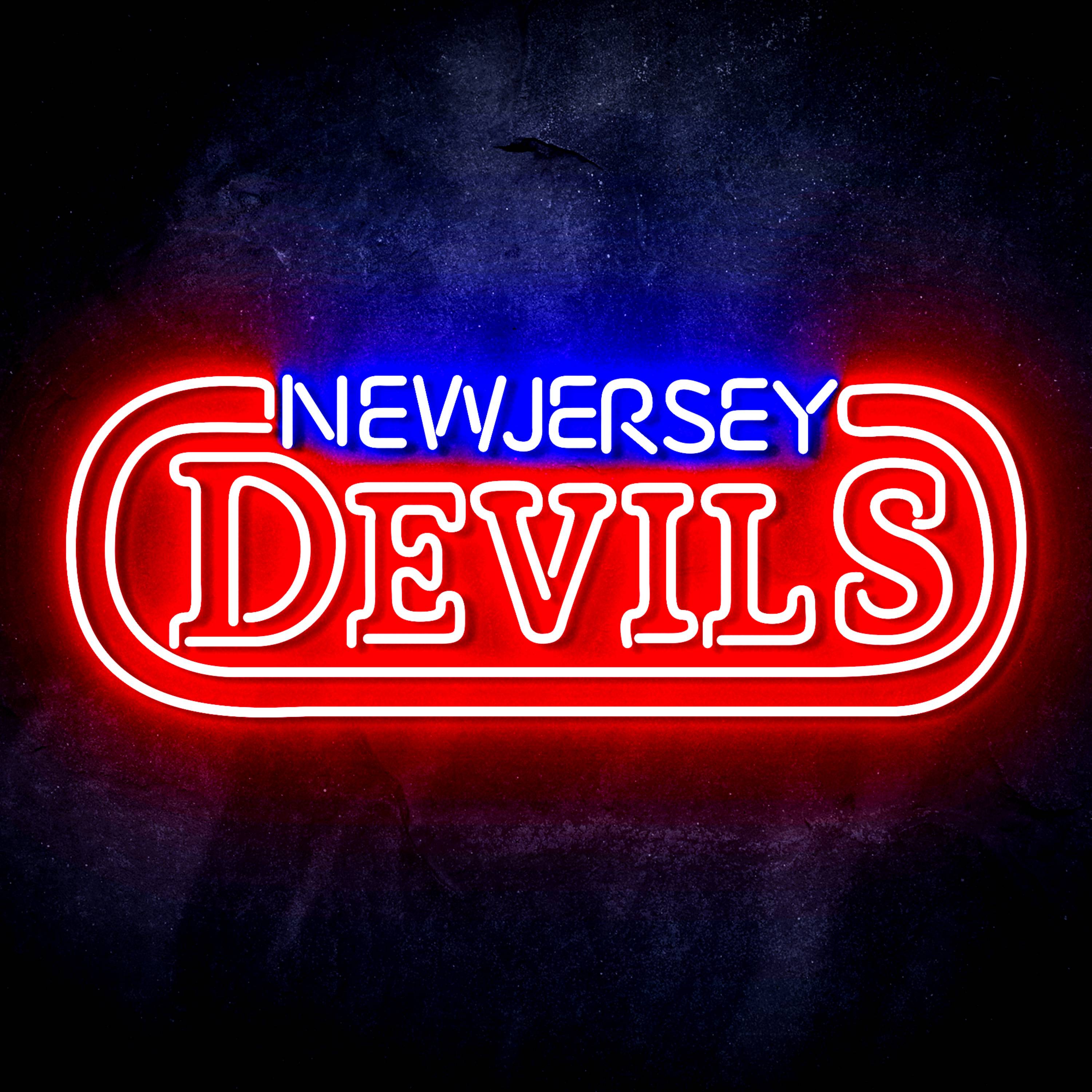 NHL New Jersey Devils Flex Neon-like LED Sign