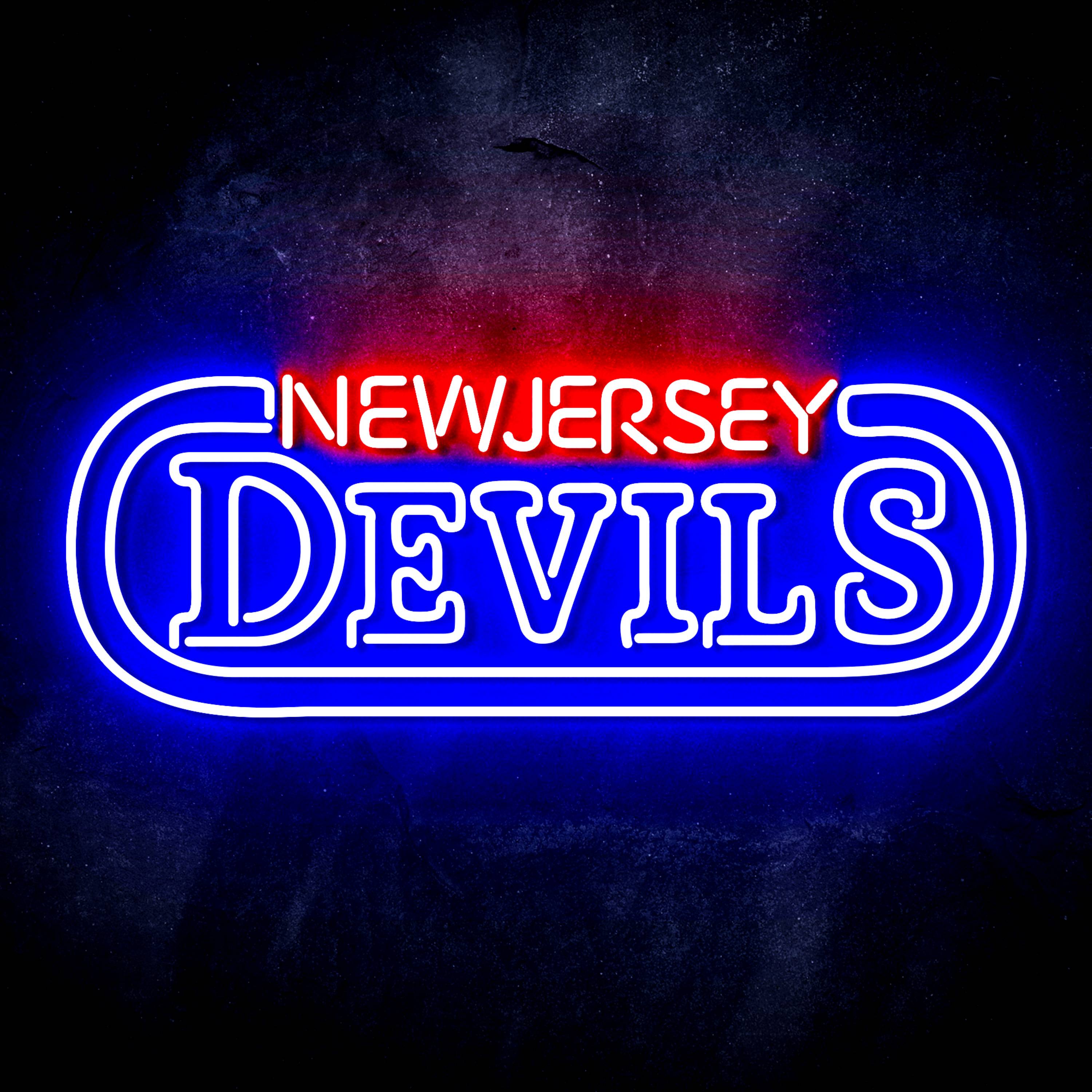 NHL New Jersey Devils Flex Neon-like LED Sign