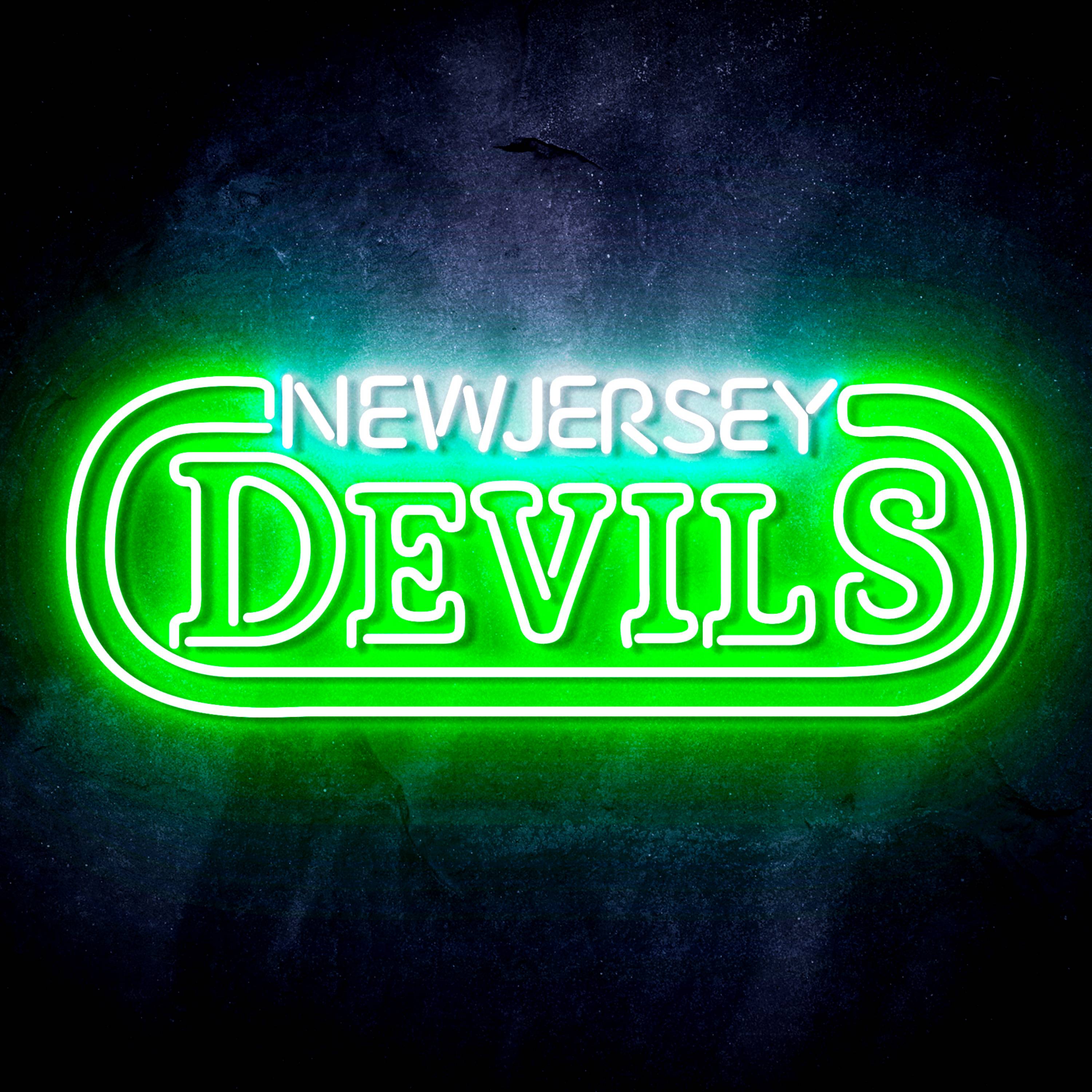 NHL New Jersey Devils Flex Neon-like LED Sign