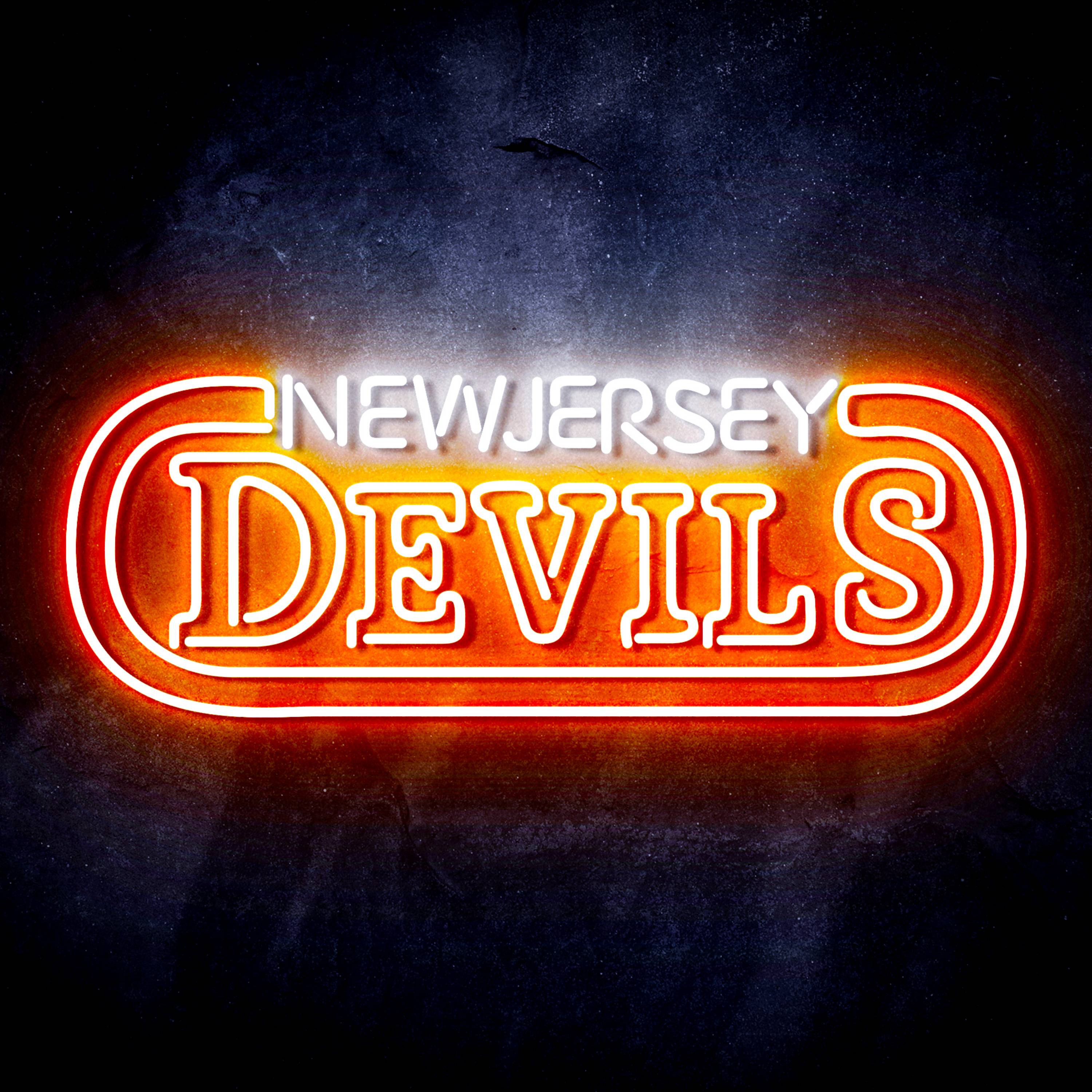 NHL New Jersey Devils Flex Neon-like LED Sign