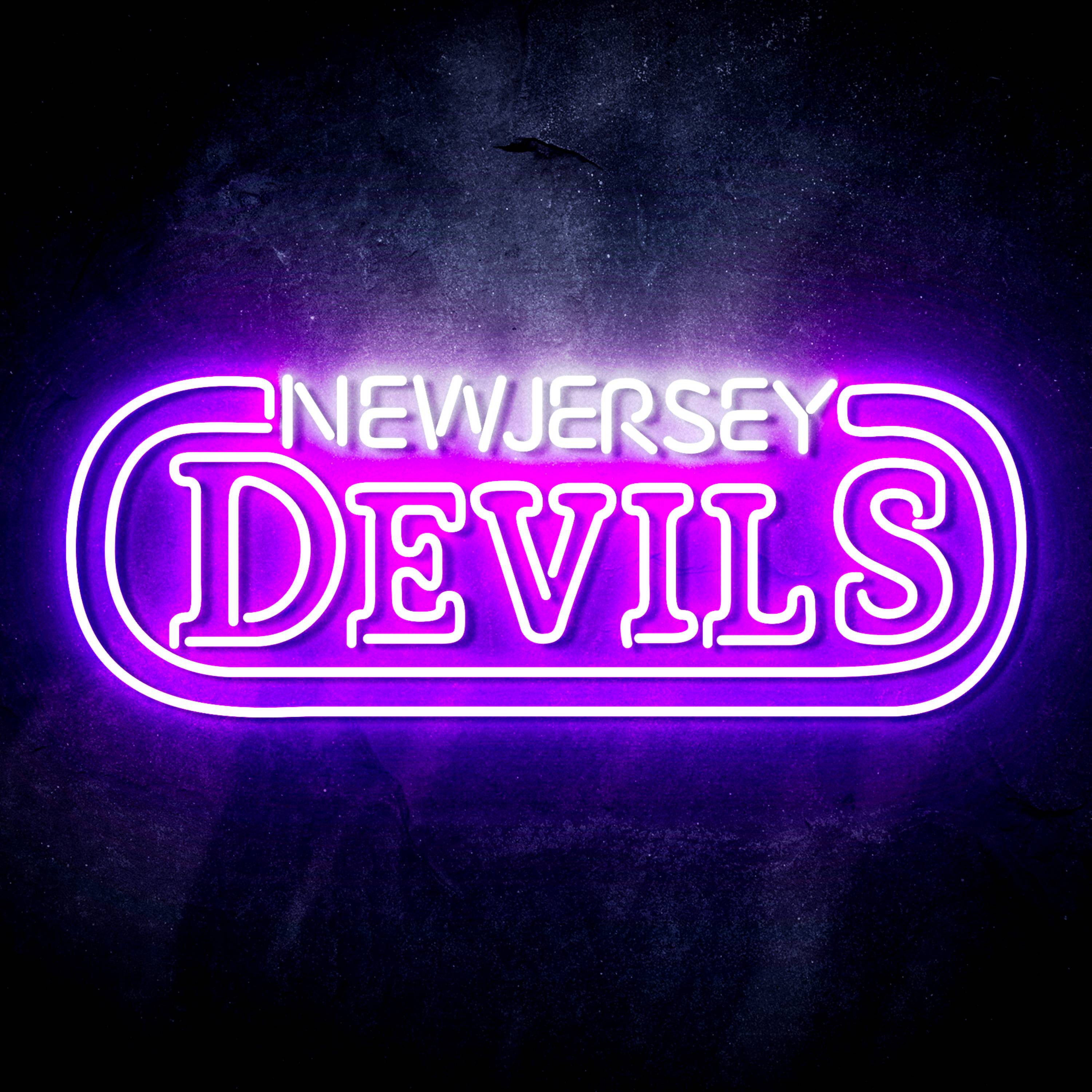 NHL New Jersey Devils Flex Neon-like LED Sign