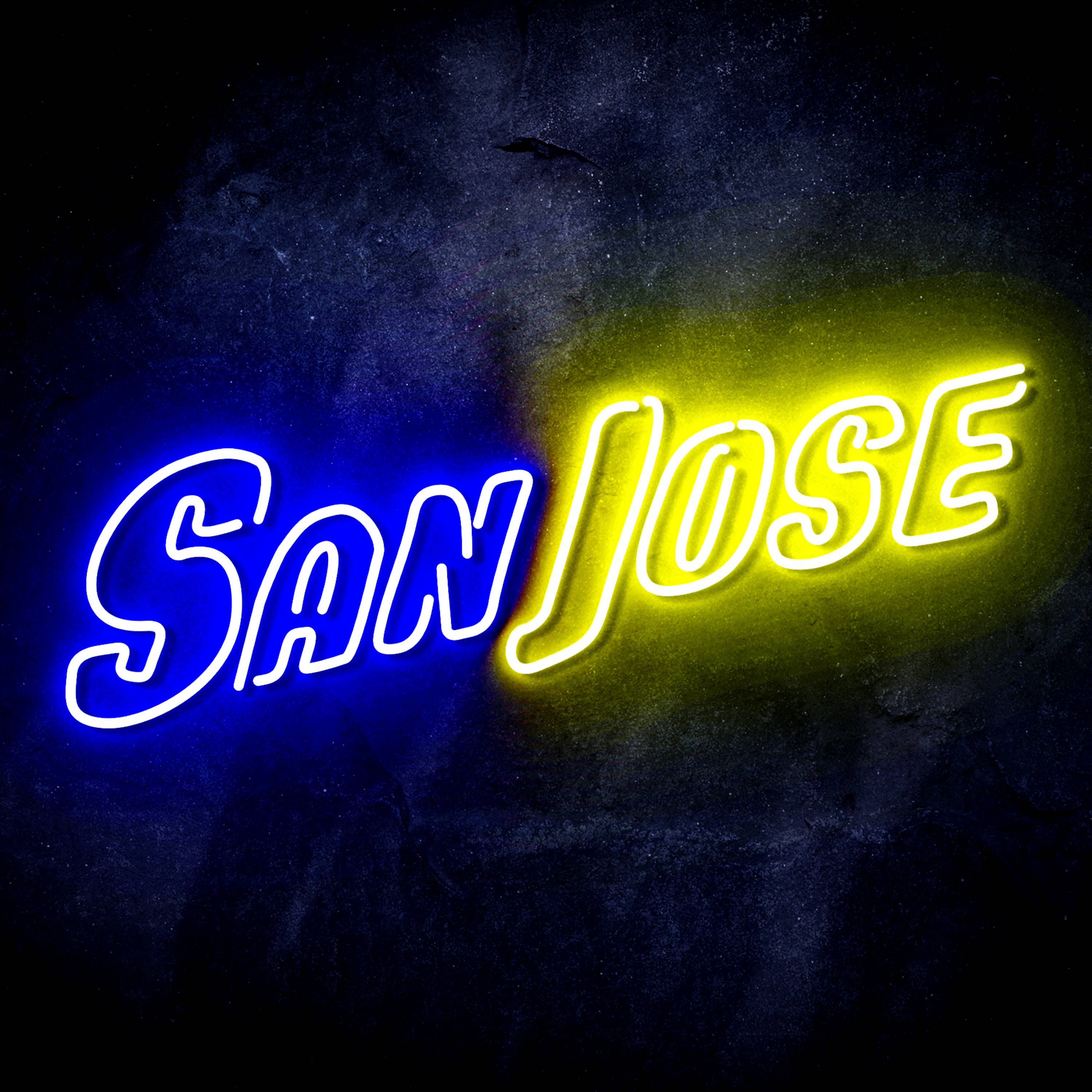 NHL San Jose Sharks Flex Neon-like LED Sign