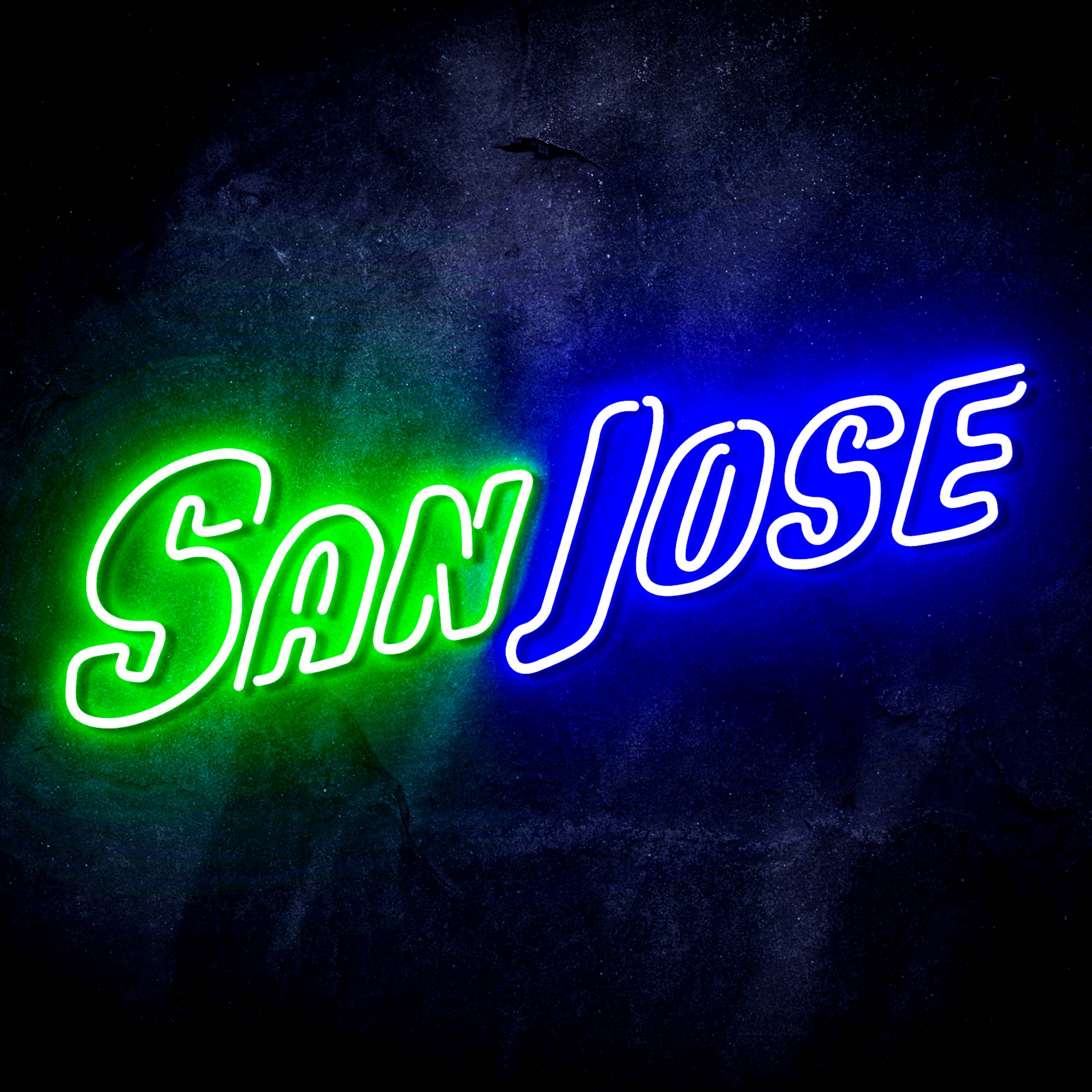 NHL San Jose Sharks Flex Neon-like LED Sign