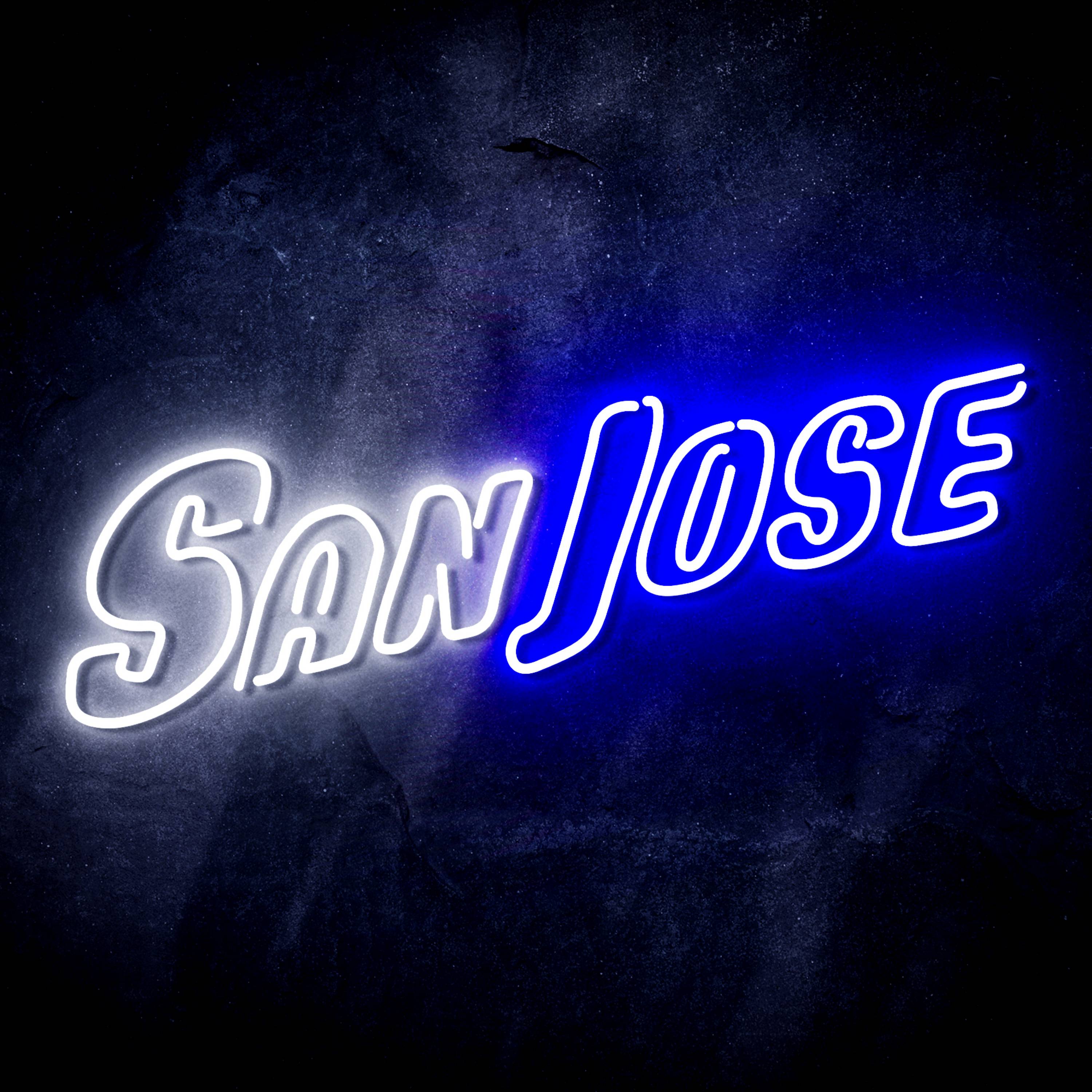 NHL San Jose Sharks Flex Neon-like LED Sign