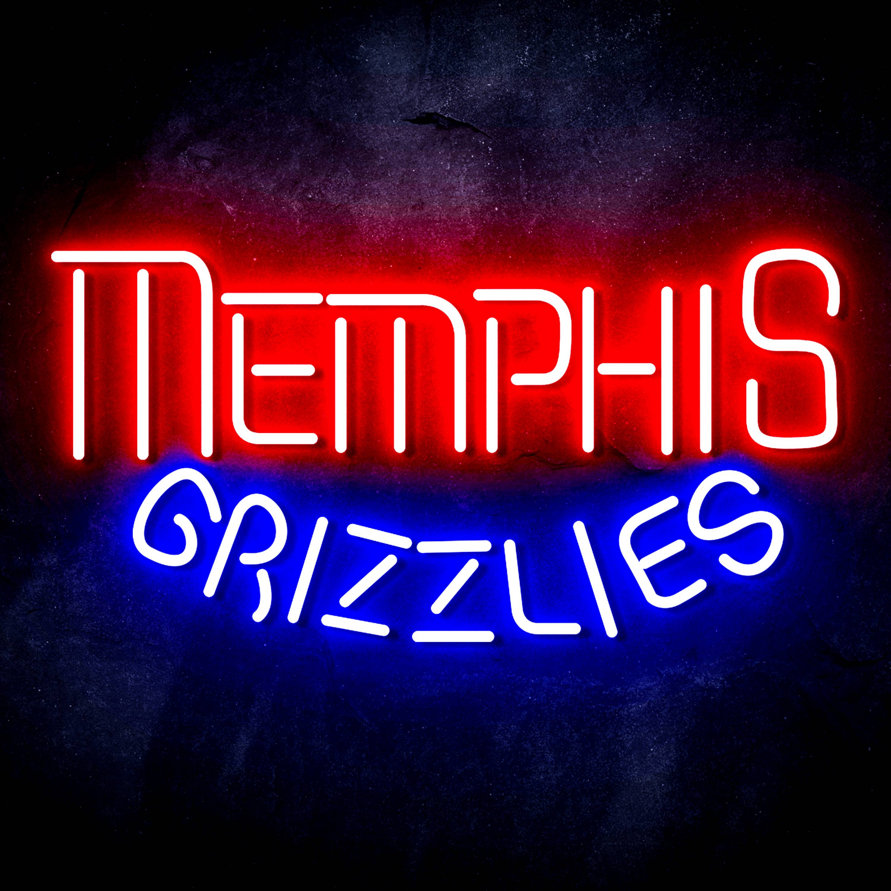 NBA Memphis Grizzlies Flex Neon-like LED Sign