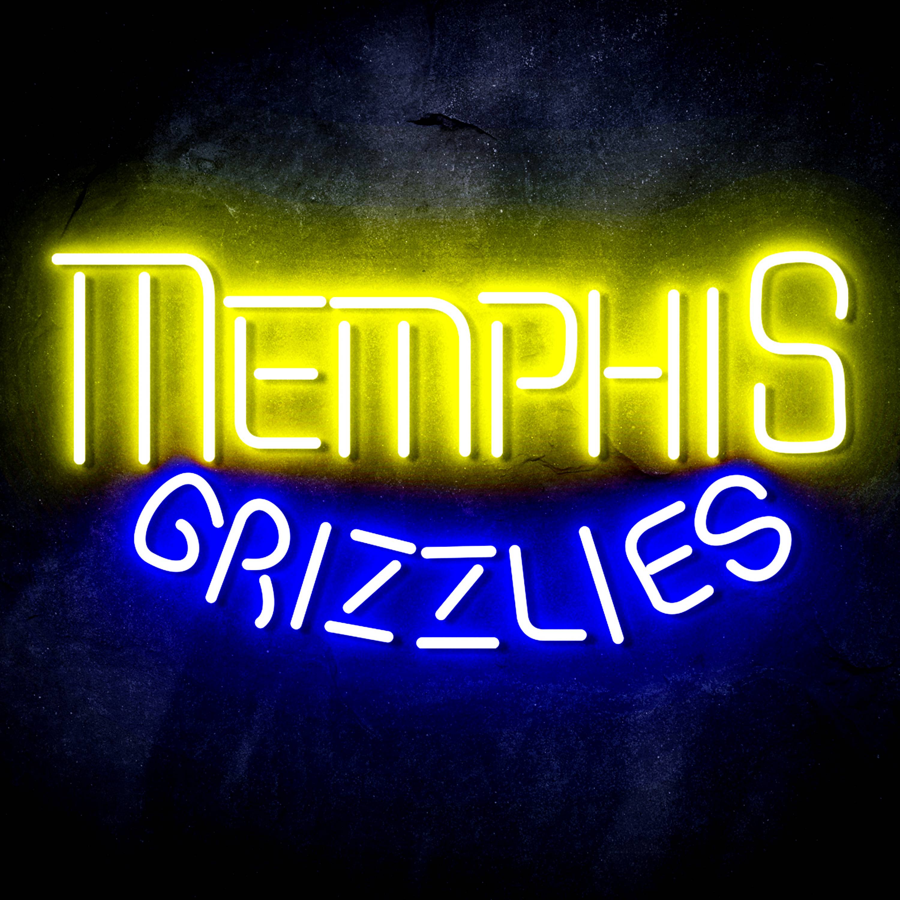 NBA Memphis Grizzlies Flex Neon-like LED Sign