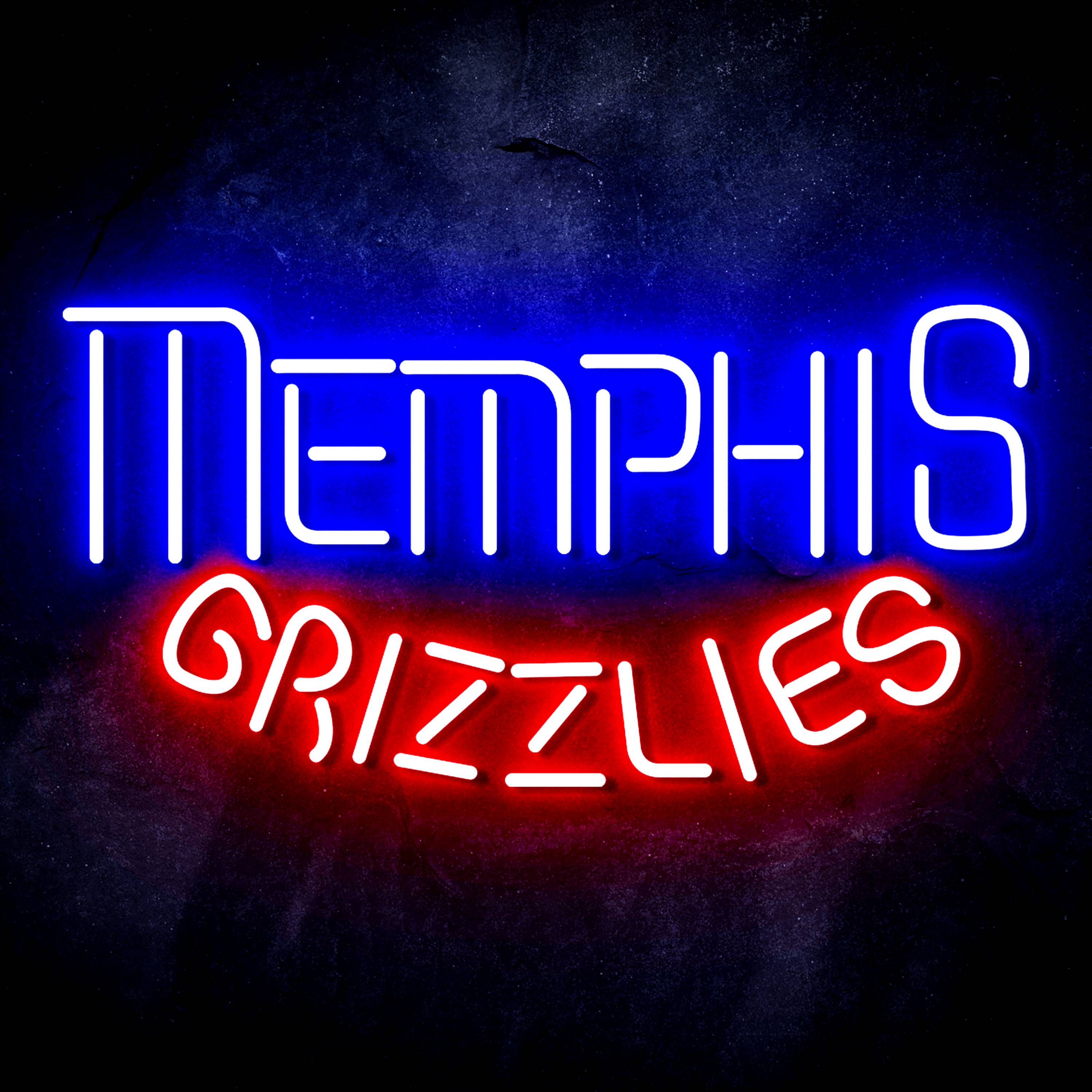 NBA Memphis Grizzlies Flex Neon-like LED Sign