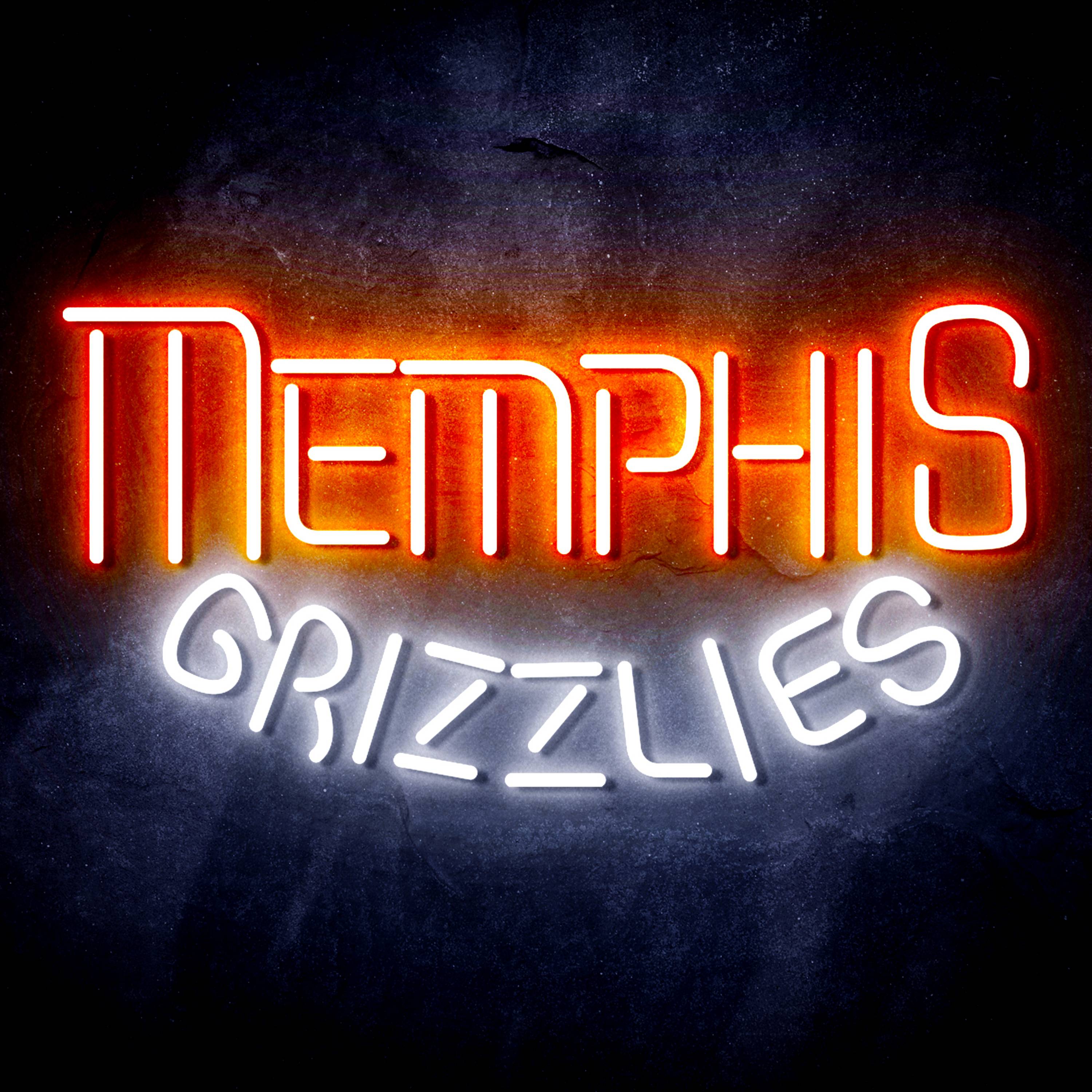 NBA Memphis Grizzlies Flex Neon-like LED Sign