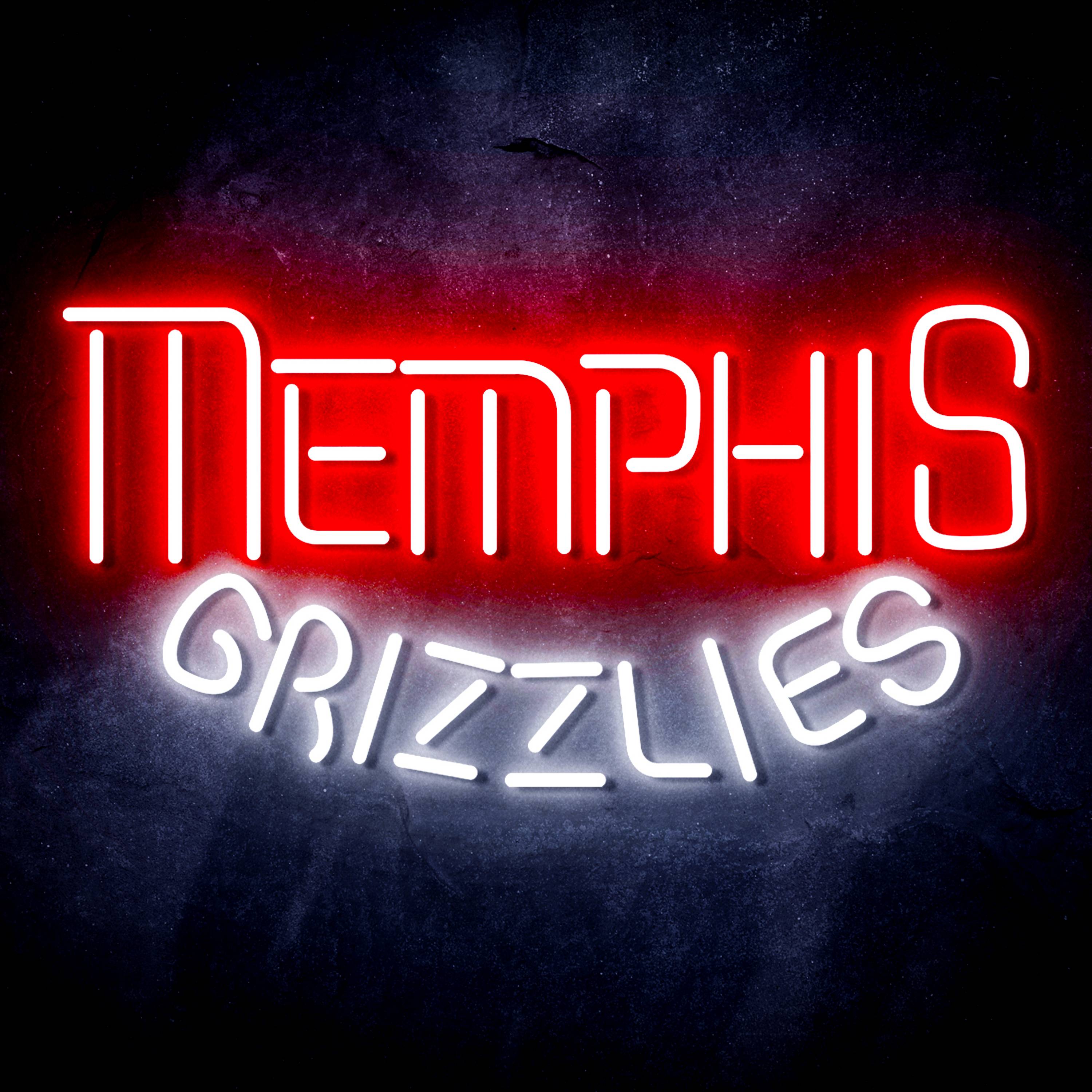 NBA Memphis Grizzlies Flex Neon-like LED Sign