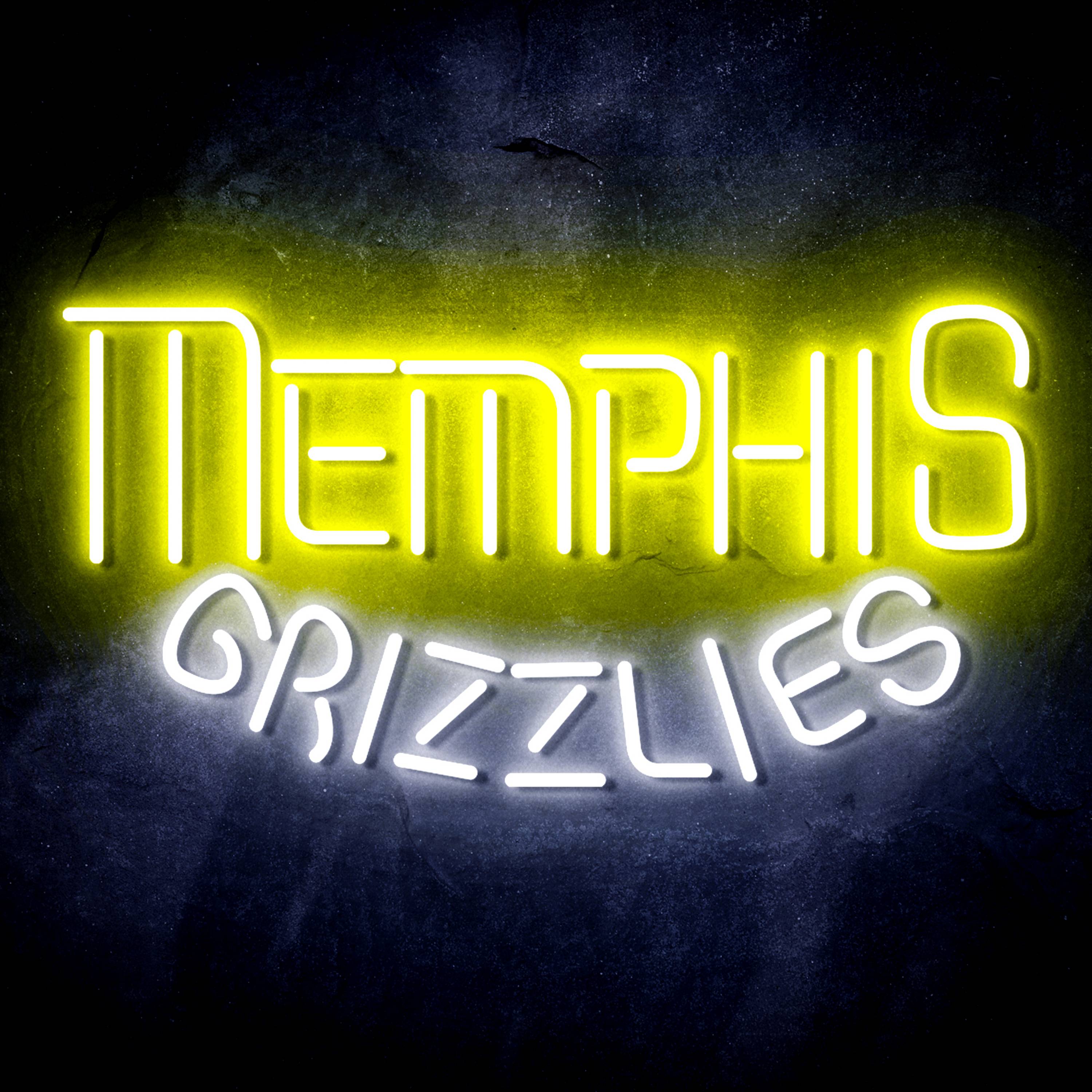 NBA Memphis Grizzlies Flex Neon-like LED Sign