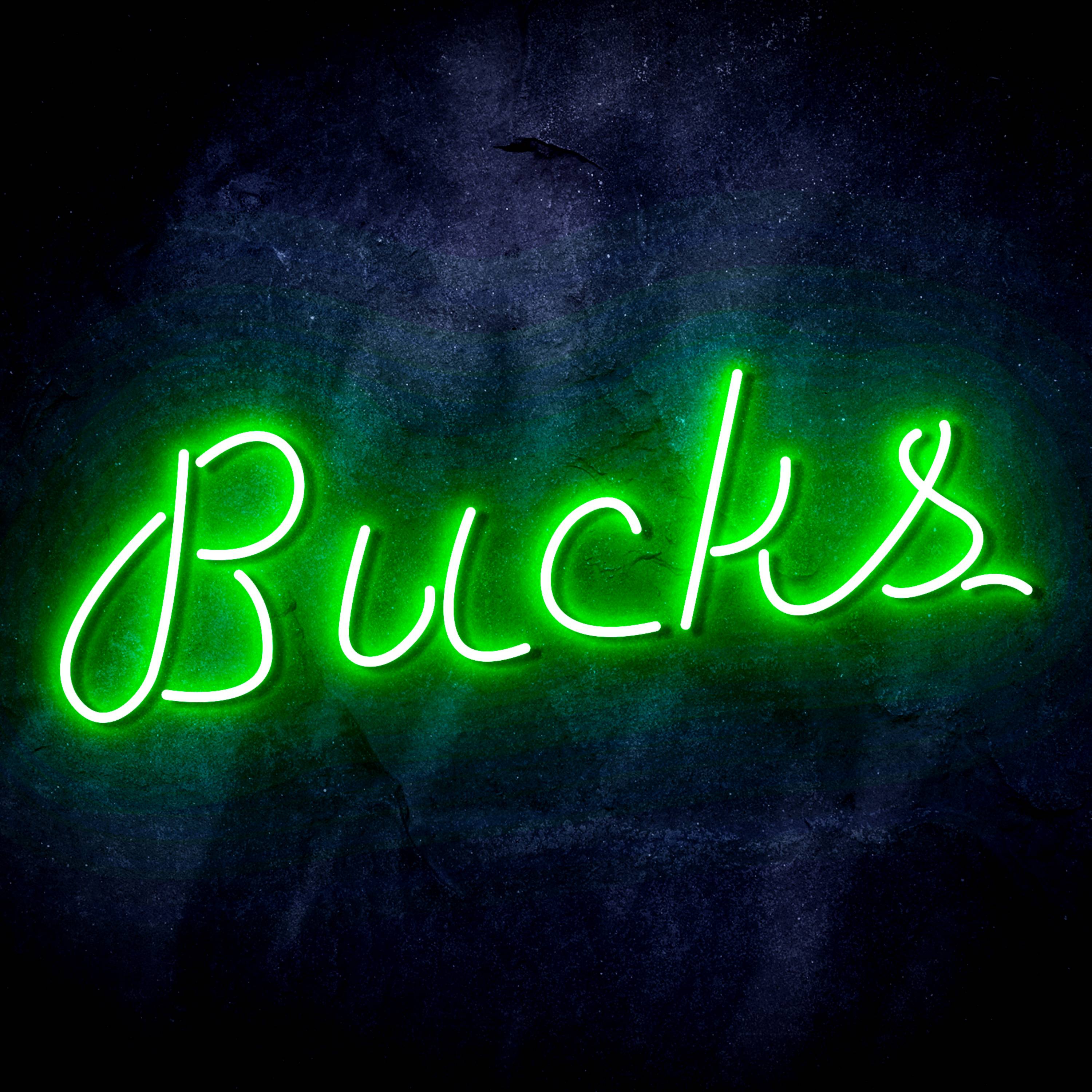 NBA Milwaukee Bucks Flex Neon-like LED Sign