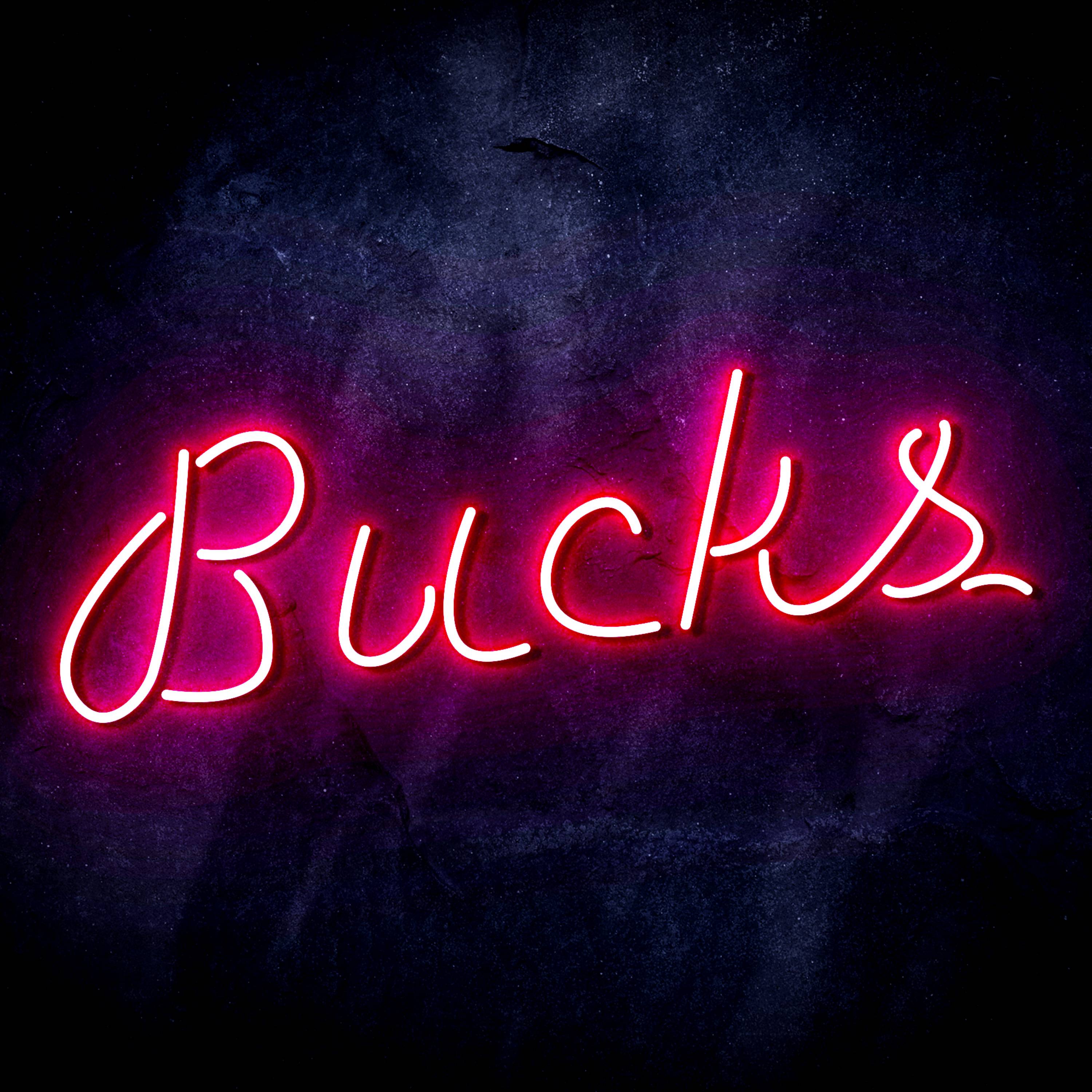 NBA Milwaukee Bucks Flex Neon-like LED Sign