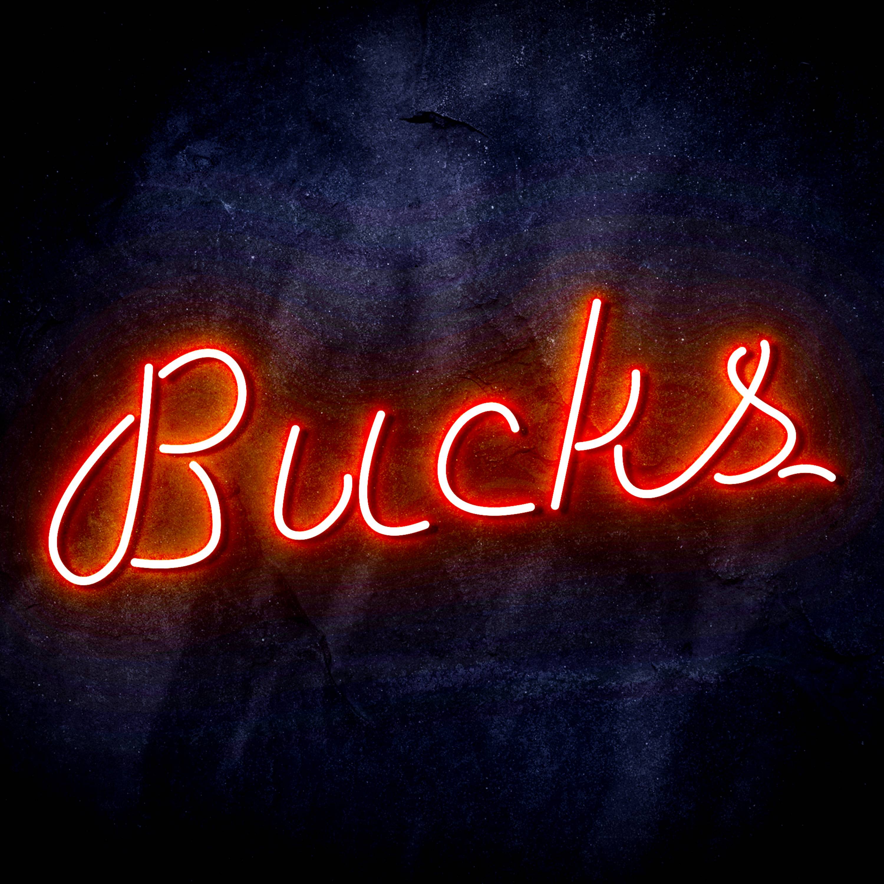 NBA Milwaukee Bucks Flex Neon-like LED Sign