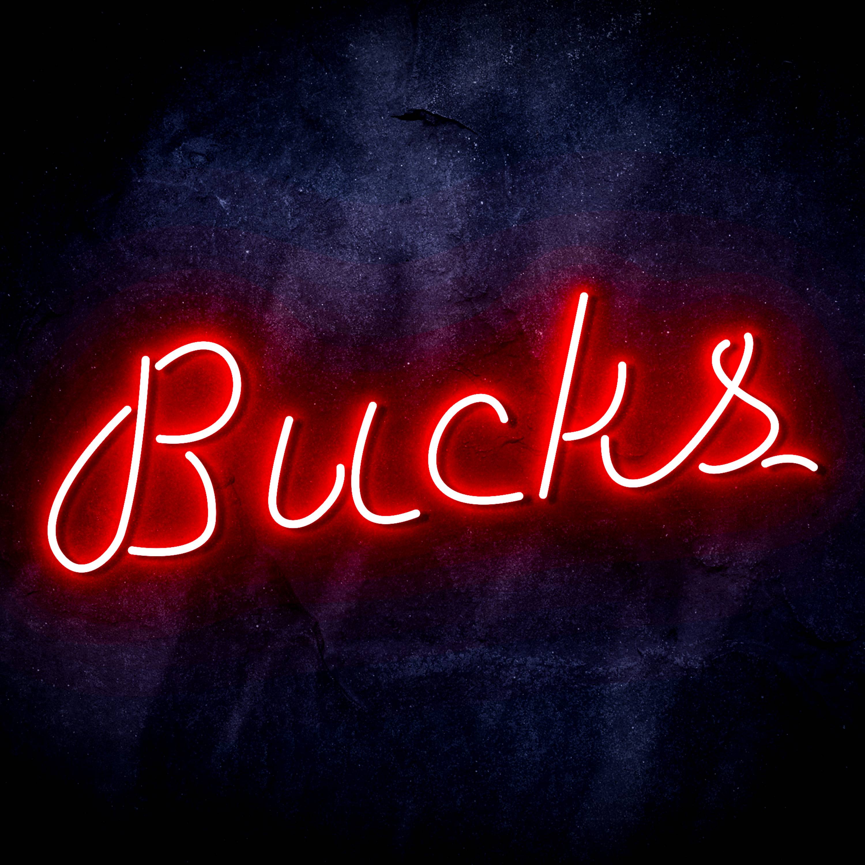 NBA Milwaukee Bucks Flex Neon-like LED Sign