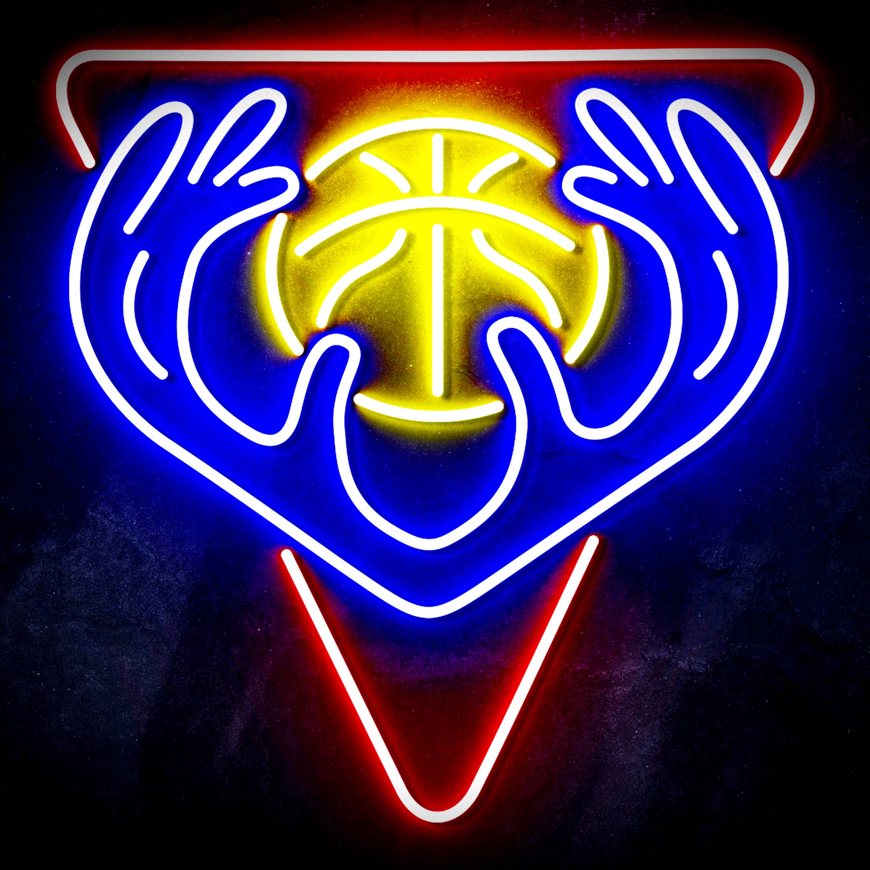 NBA Milwaukee Bucks Logo Flex Neon-like LED Sign