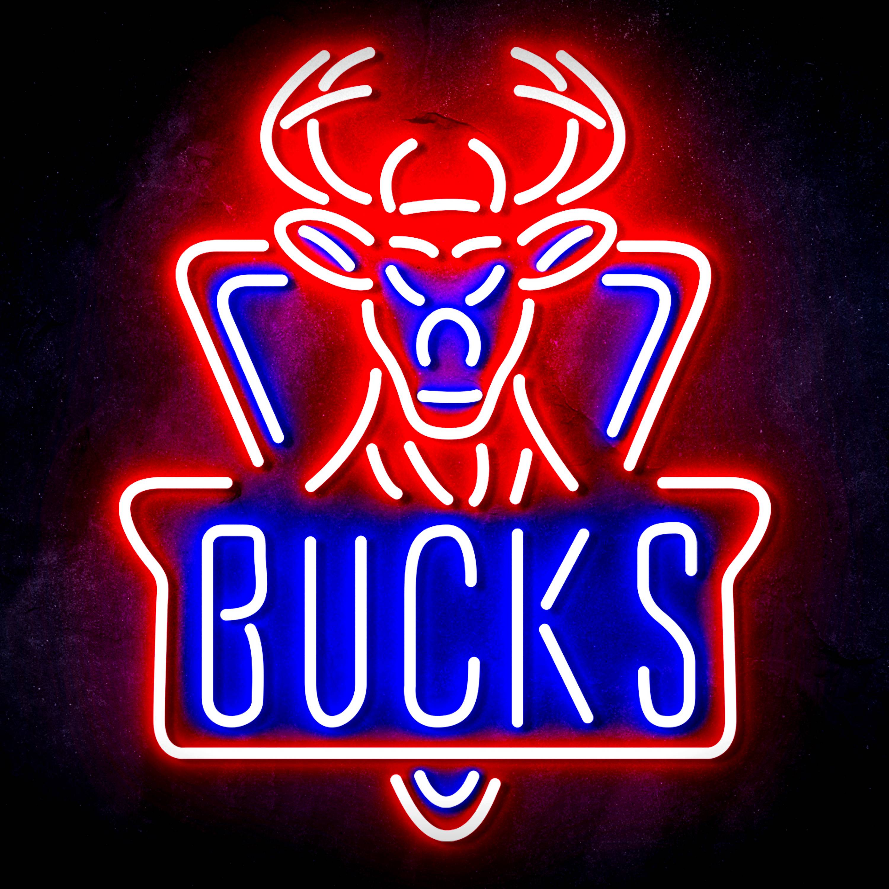 NBA Milwaukee Bucks Flex Neon-like LED Sign