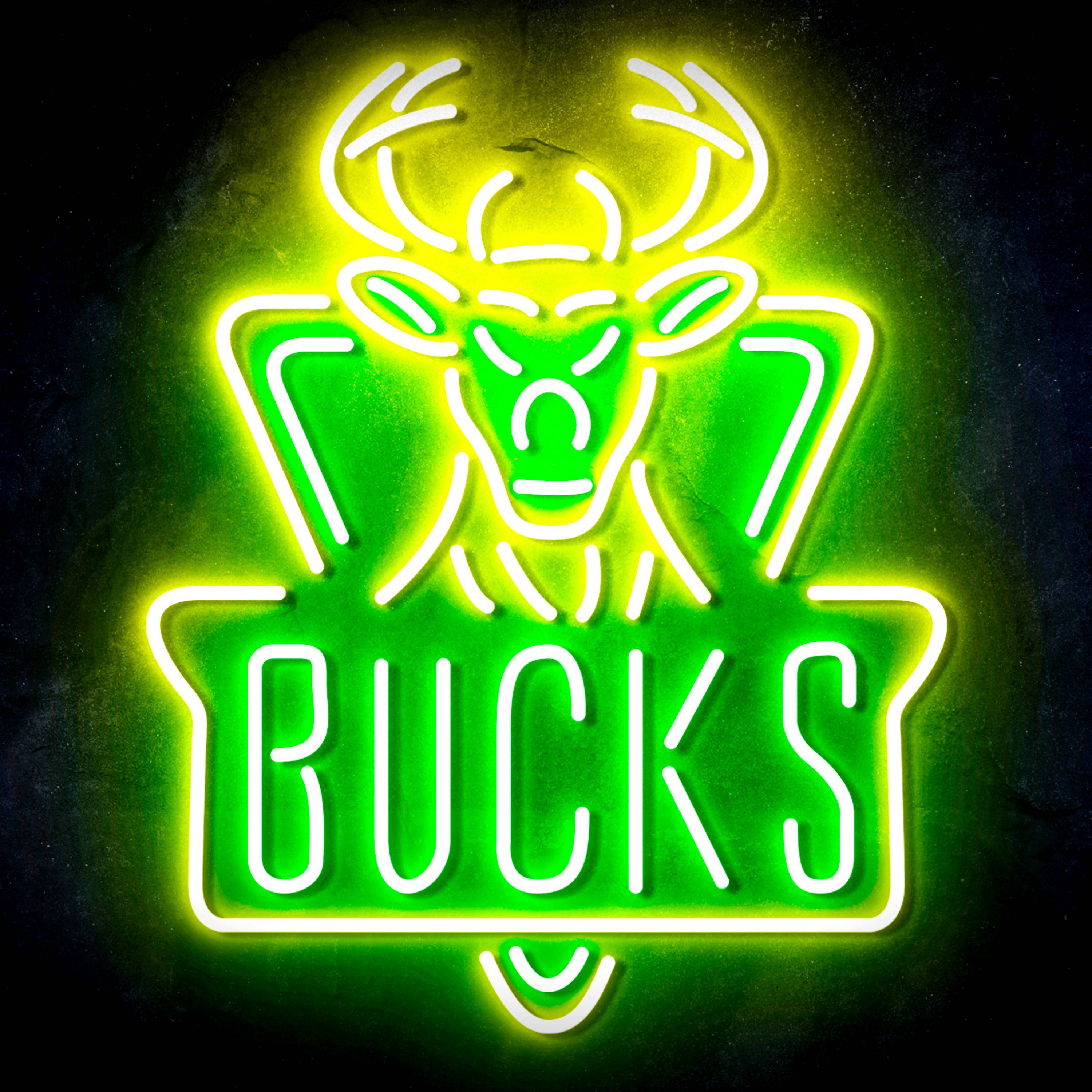 NBA Milwaukee Bucks Flex Neon-like LED Sign