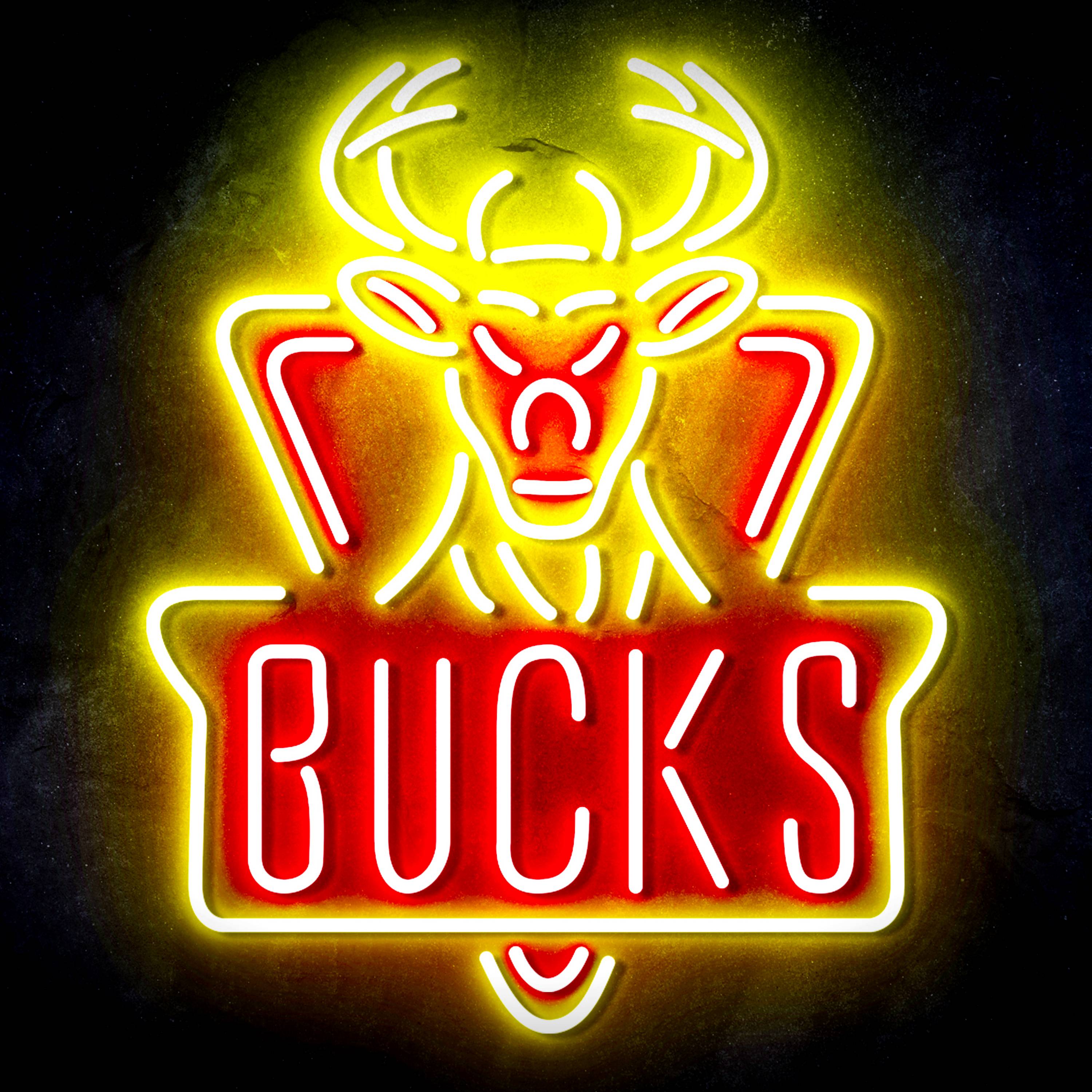 NBA Milwaukee Bucks Flex Neon-like LED Sign