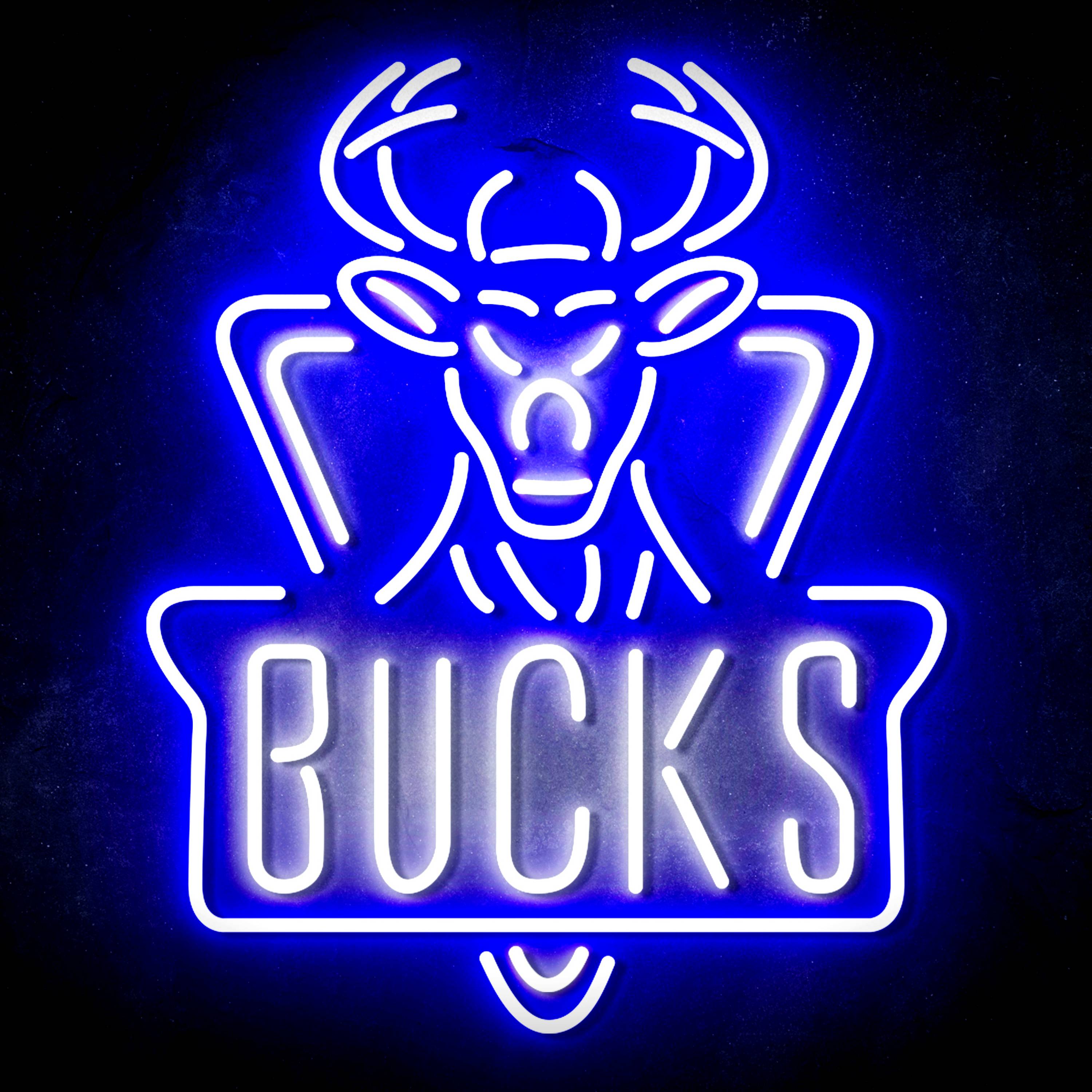 NBA Milwaukee Bucks Flex Neon-like LED Sign