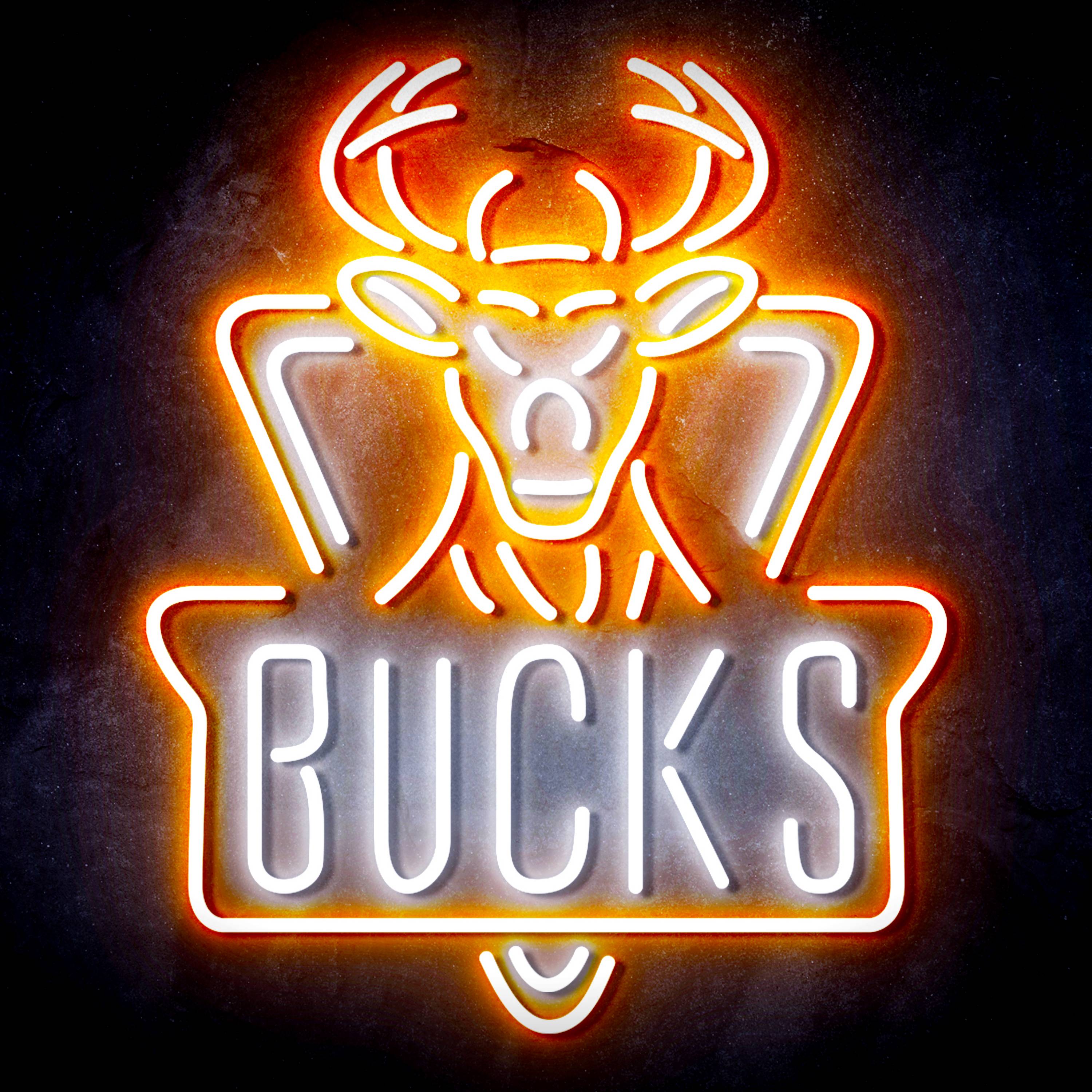 NBA Milwaukee Bucks Flex Neon-like LED Sign