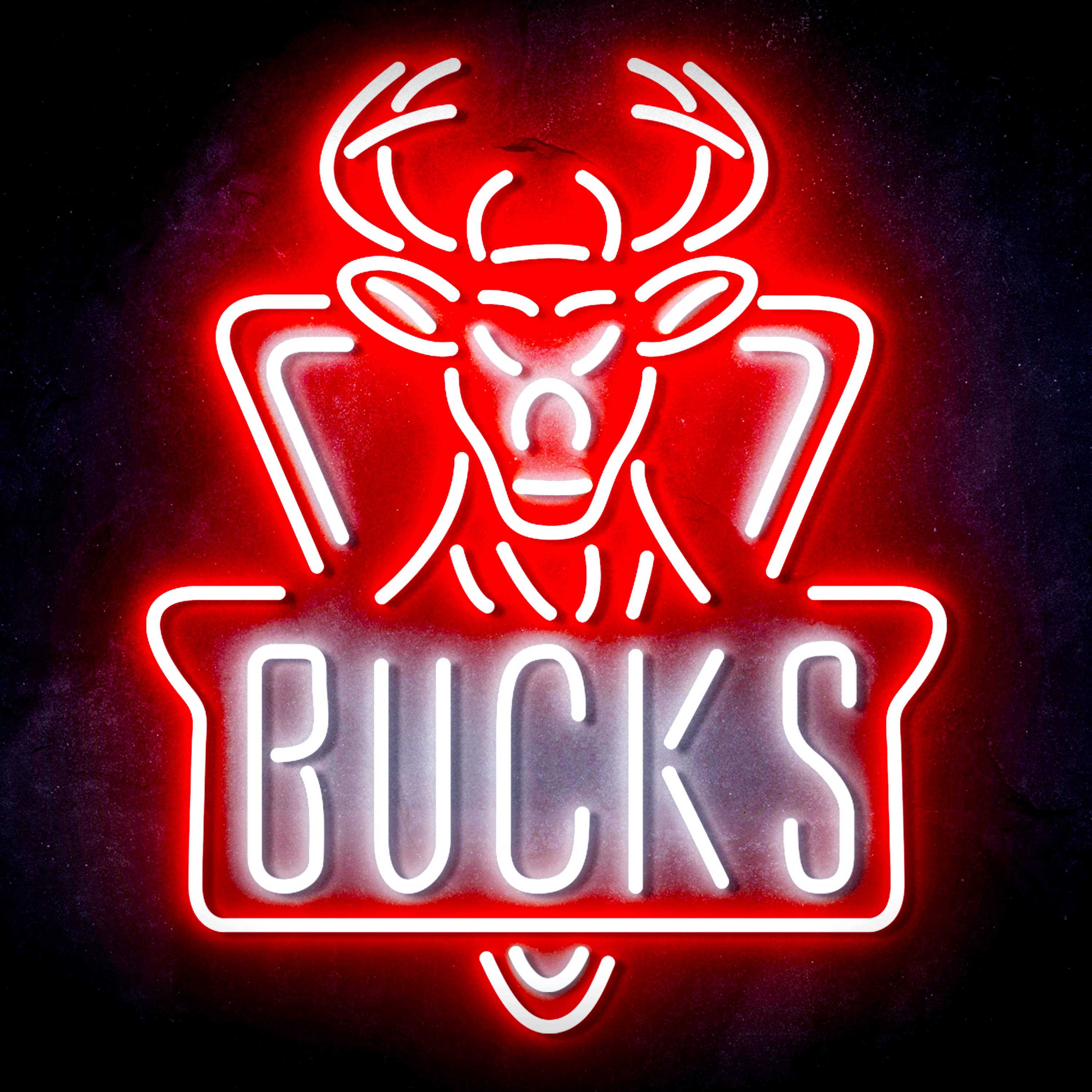 NBA Milwaukee Bucks Flex Neon-like LED Sign