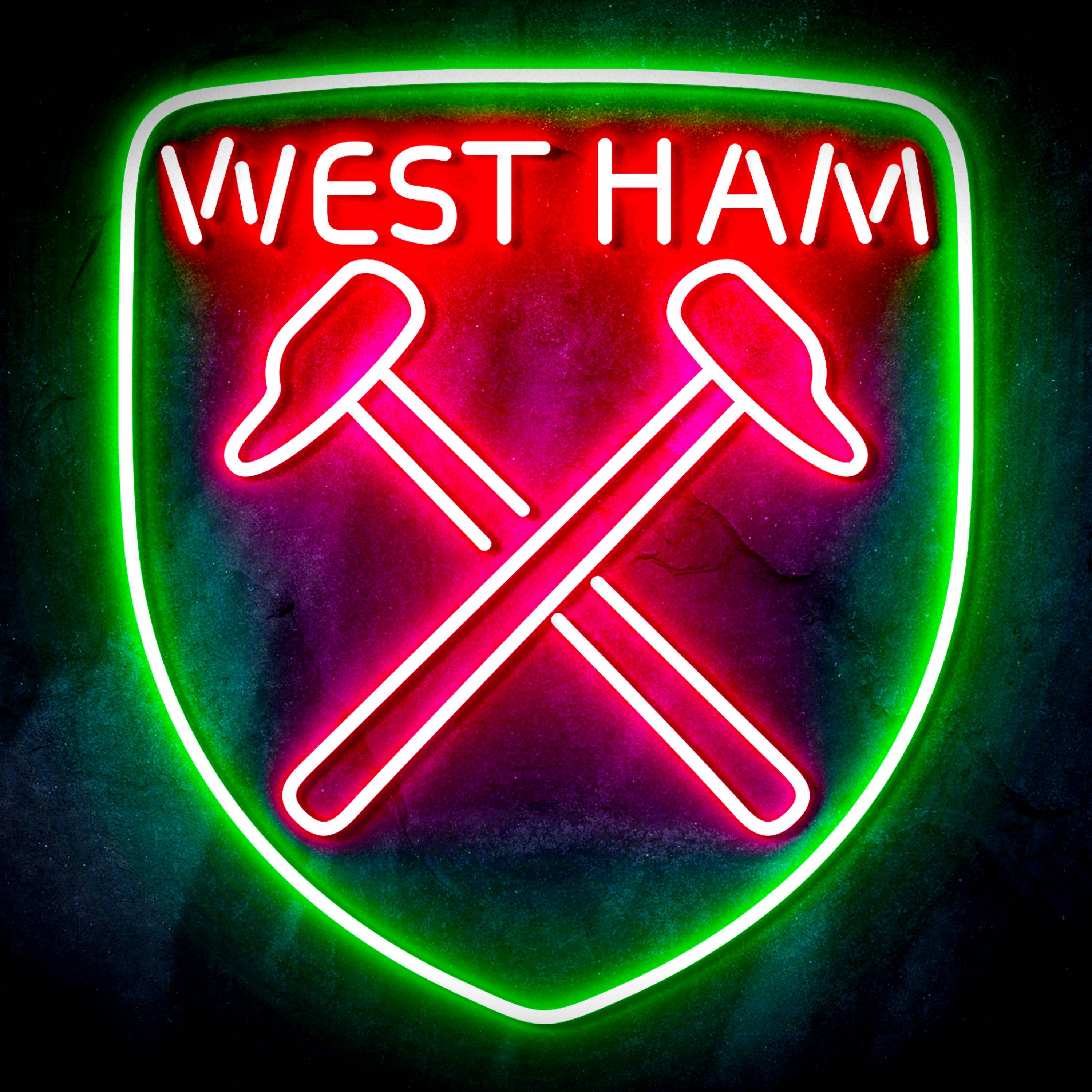 Premier League West Ham United Football Club Flex Neon-like LED Sign