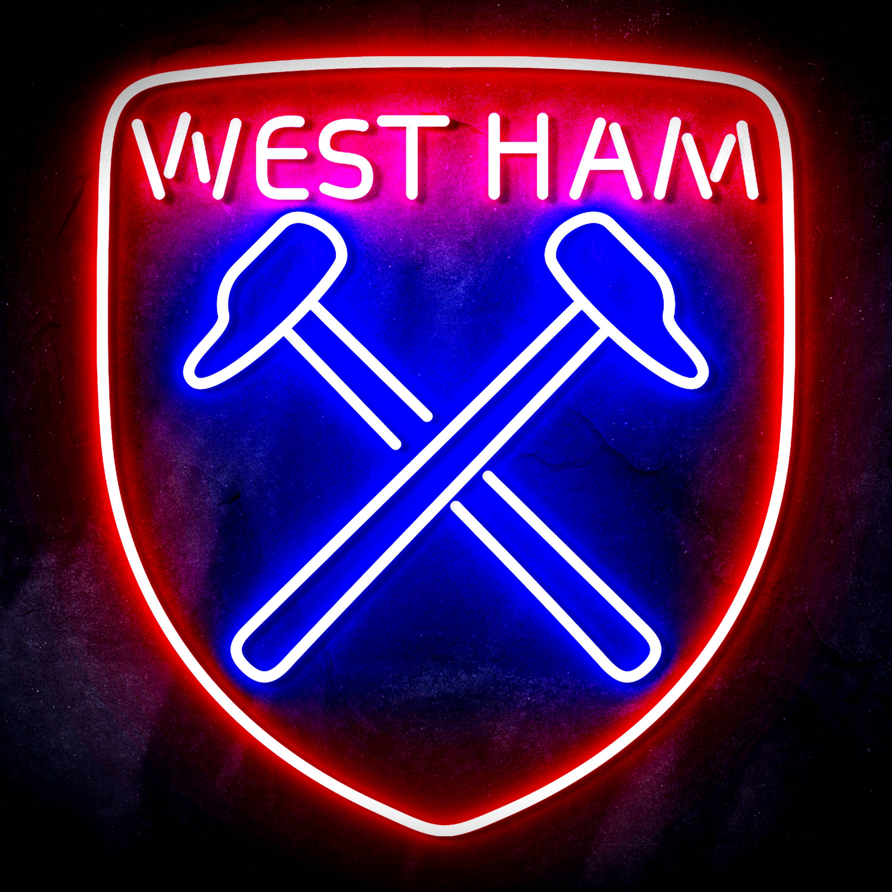 Premier League West Ham United Football Club Flex Neon-like LED Sign