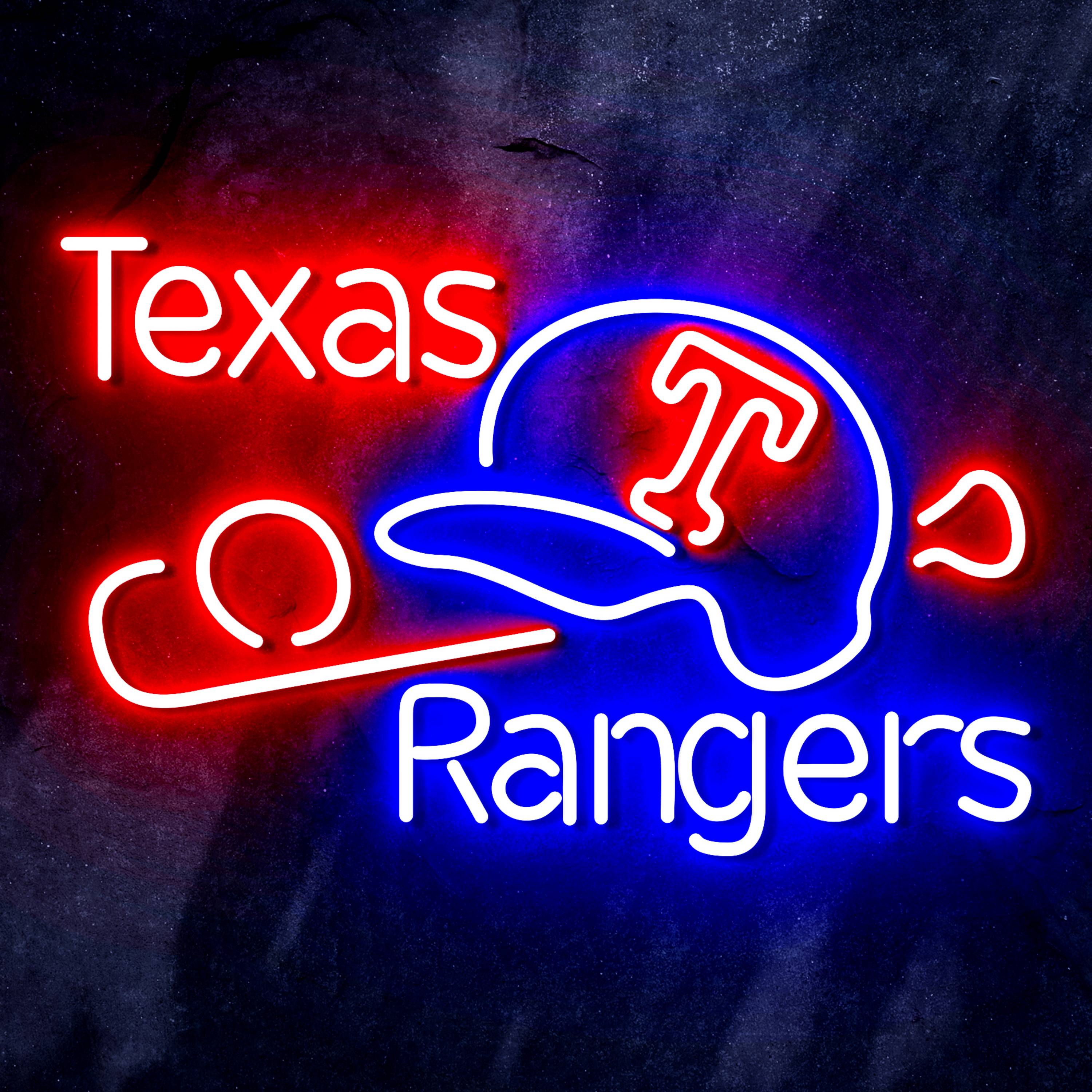 MLB Texas Rangers Flex Neon-like LED Sign