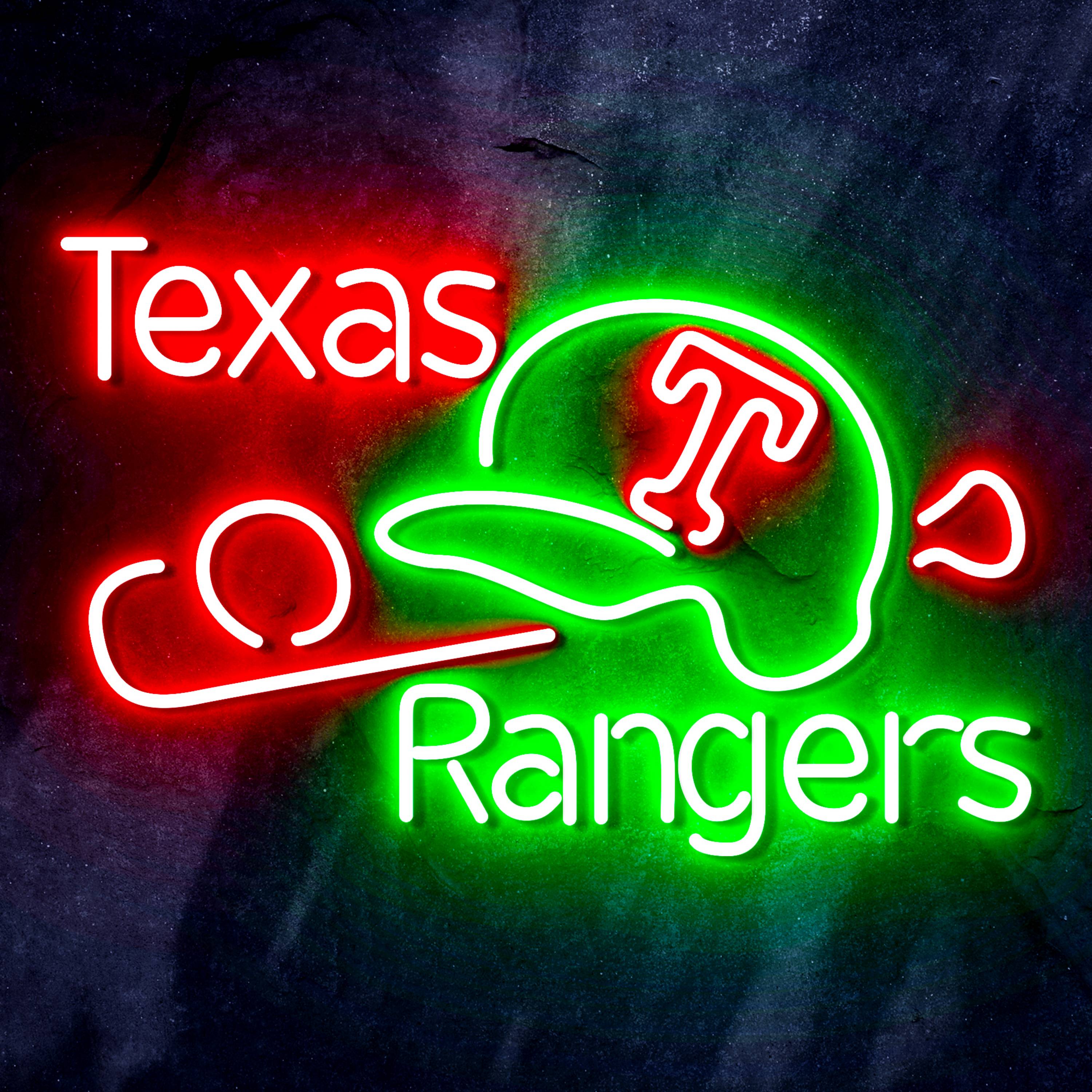 MLB Texas Rangers Flex Neon-like LED Sign