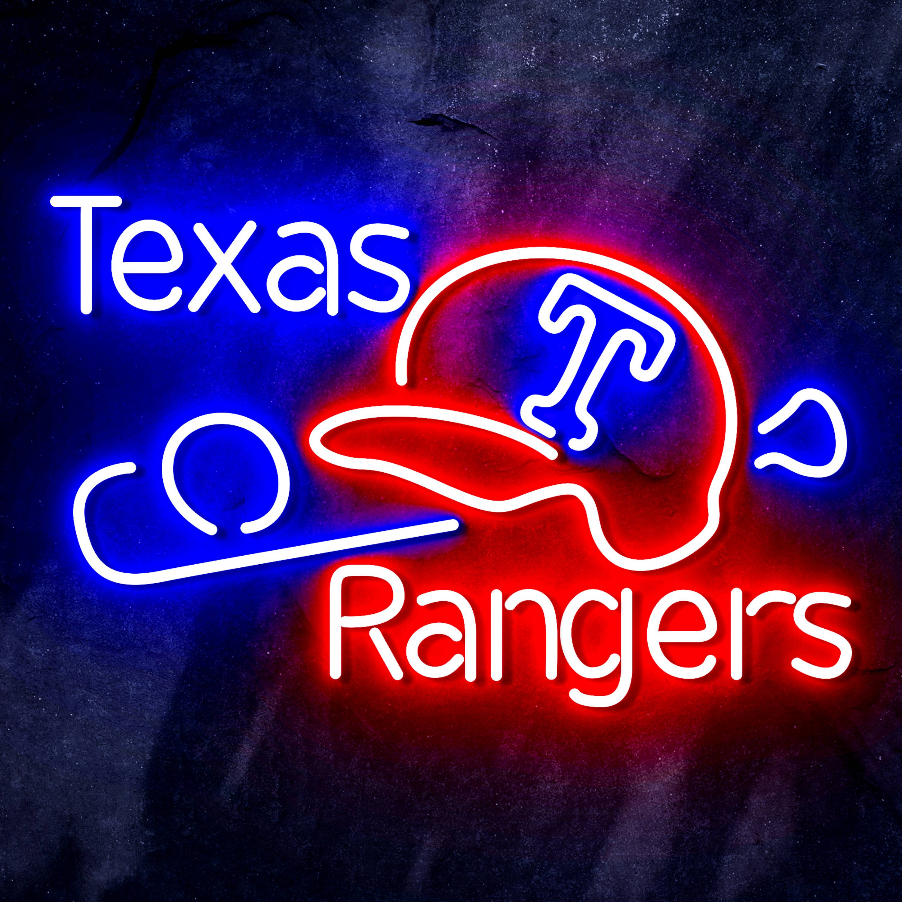 MLB Texas Rangers Flex Neon-like LED Sign