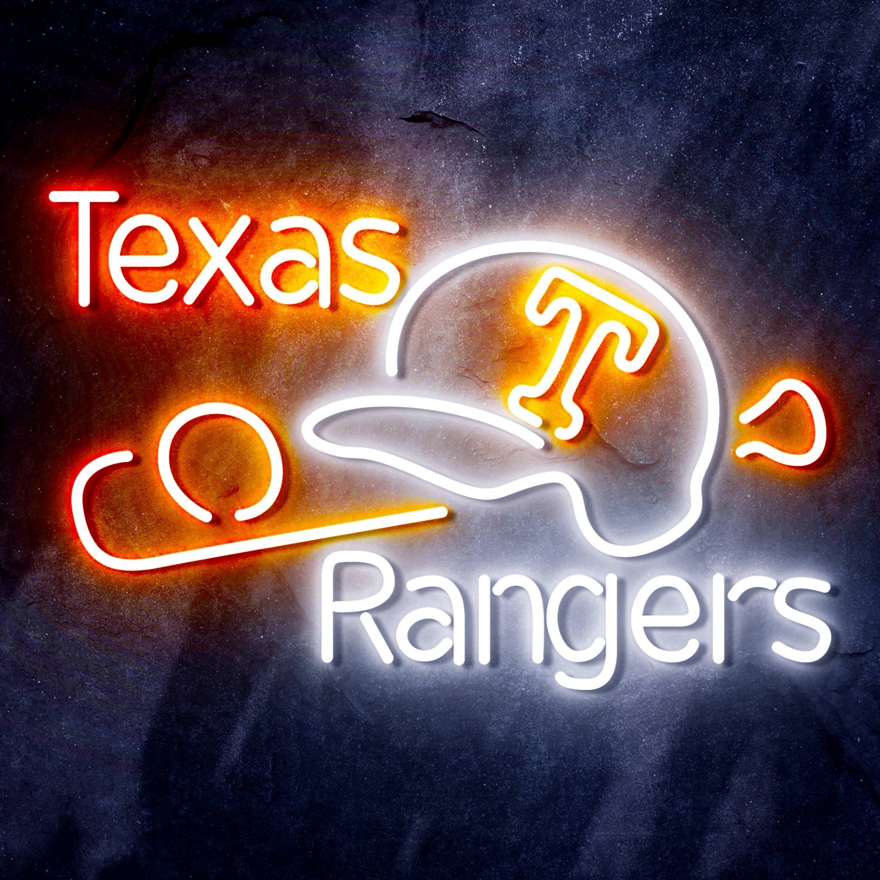 MLB Texas Rangers Flex Neon-like LED Sign