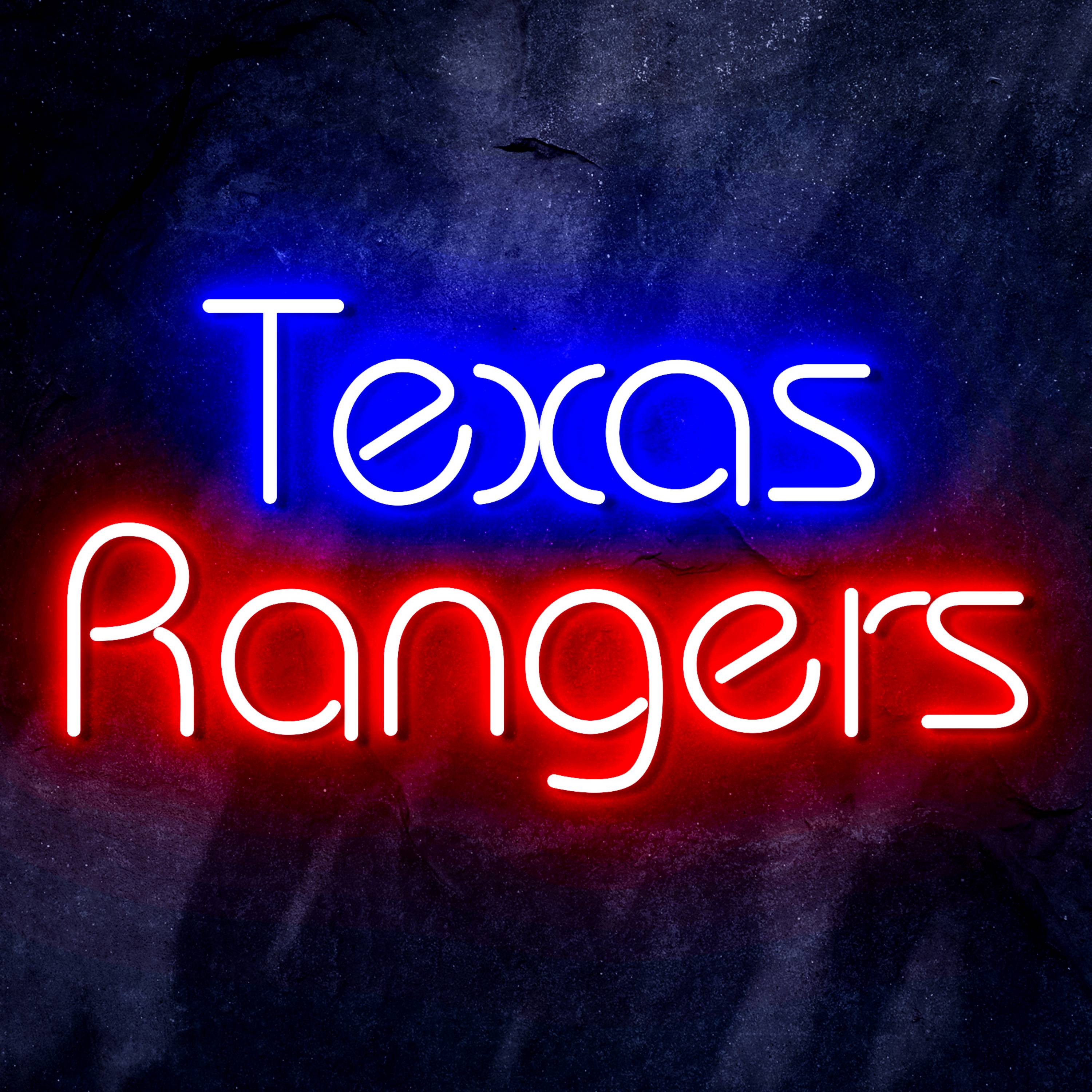 MLB Texas Rangers Flex Neon-like LED Sign