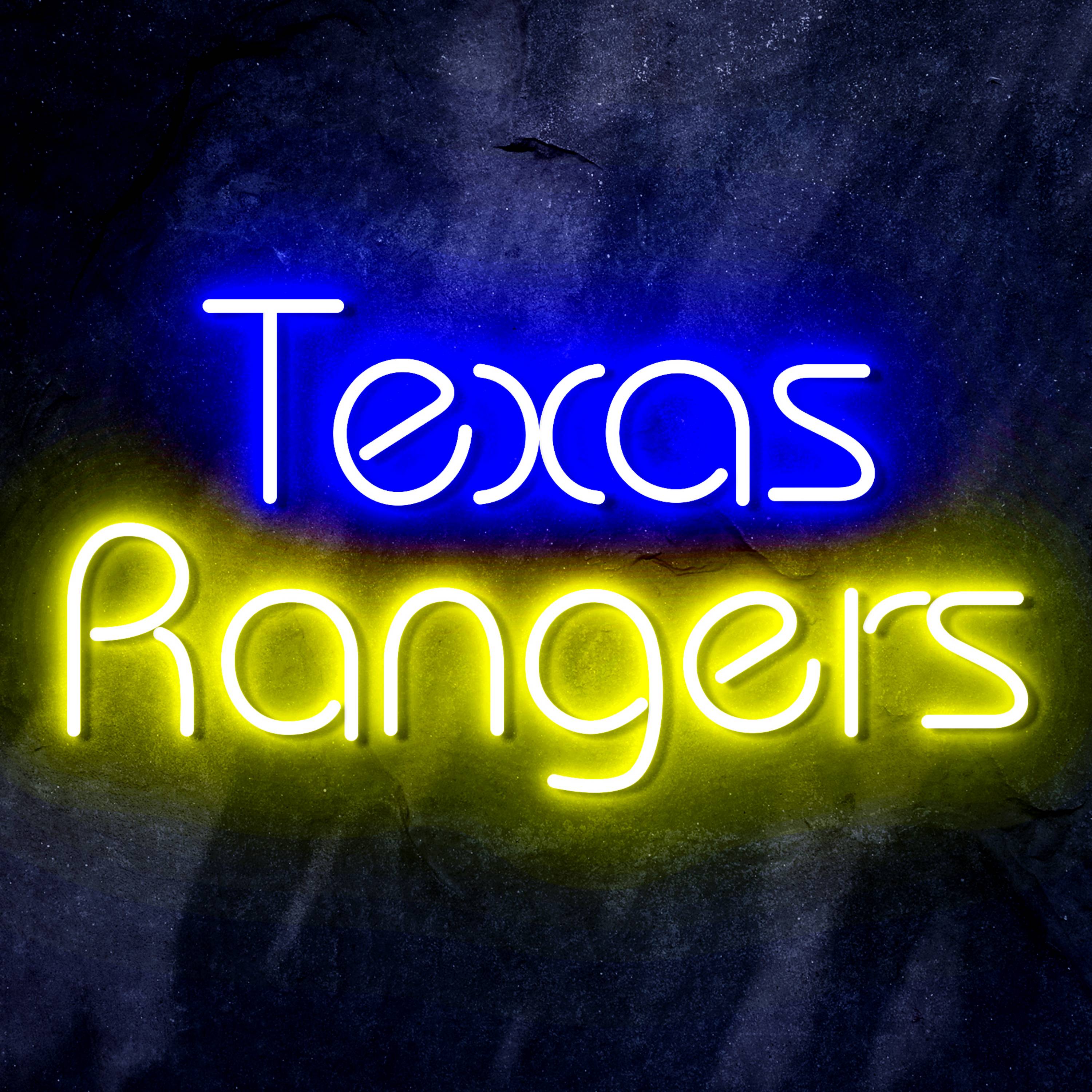 MLB Texas Rangers Flex Neon-like LED Sign