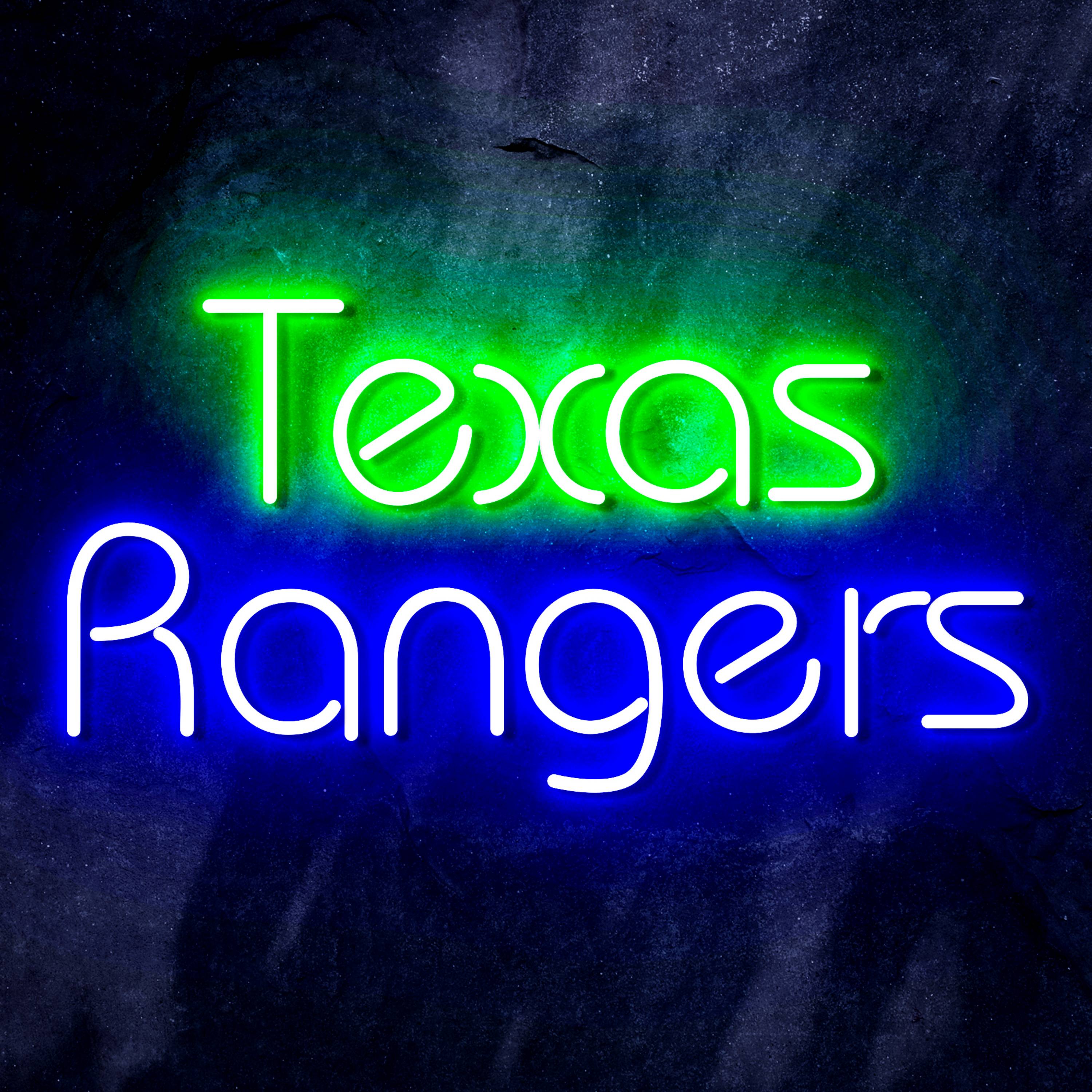 MLB Texas Rangers Flex Neon-like LED Sign