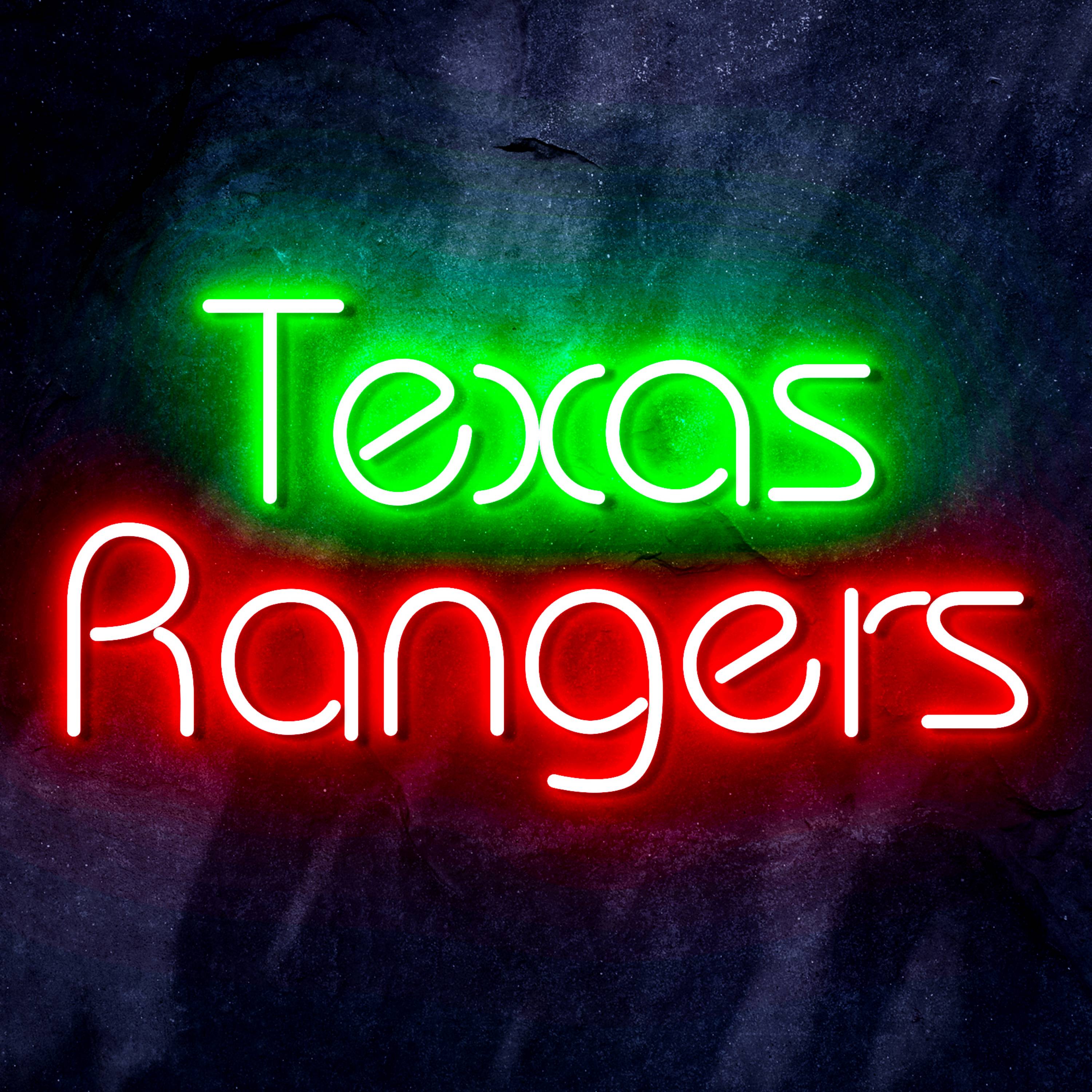 MLB Texas Rangers Flex Neon-like LED Sign