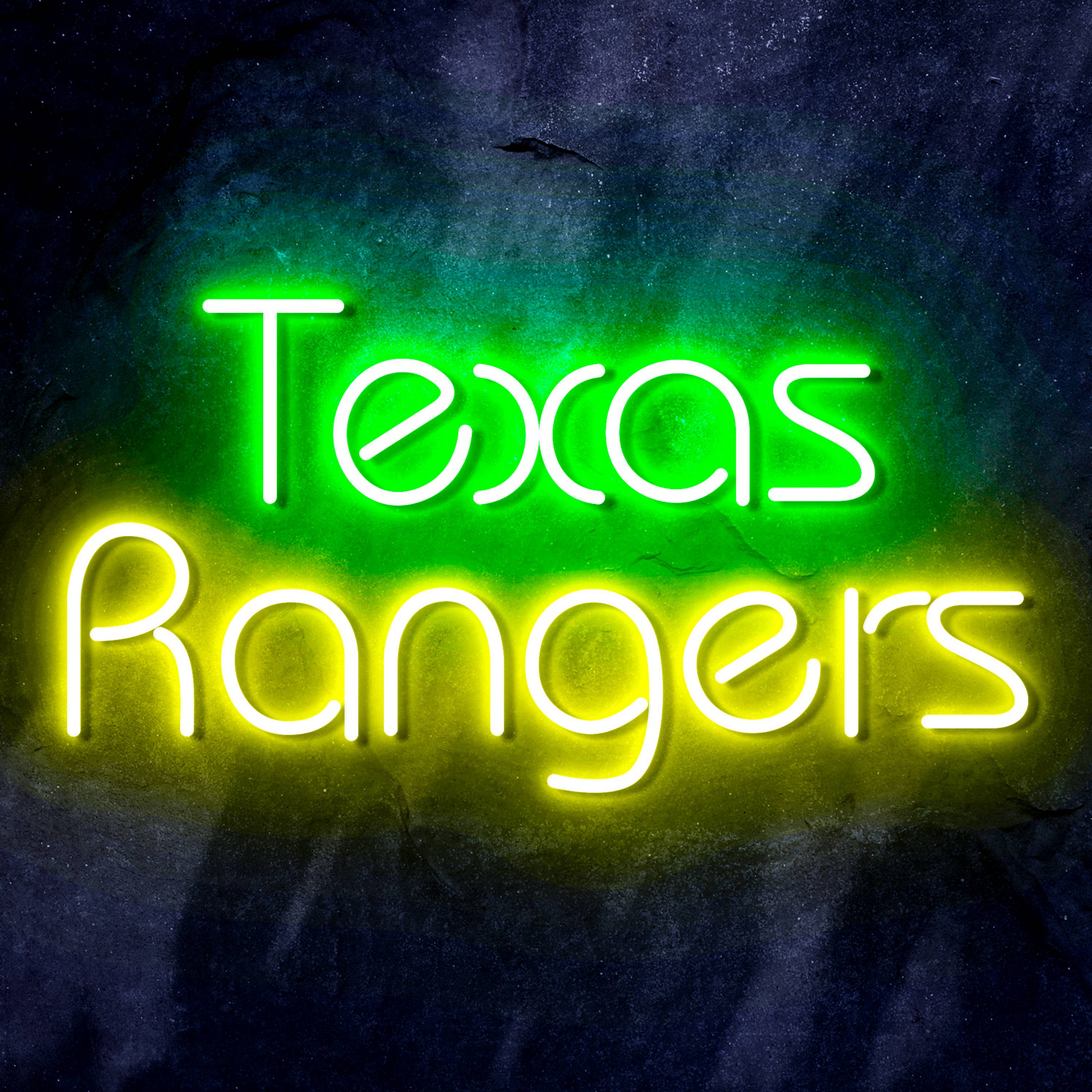 MLB Texas Rangers Flex Neon-like LED Sign