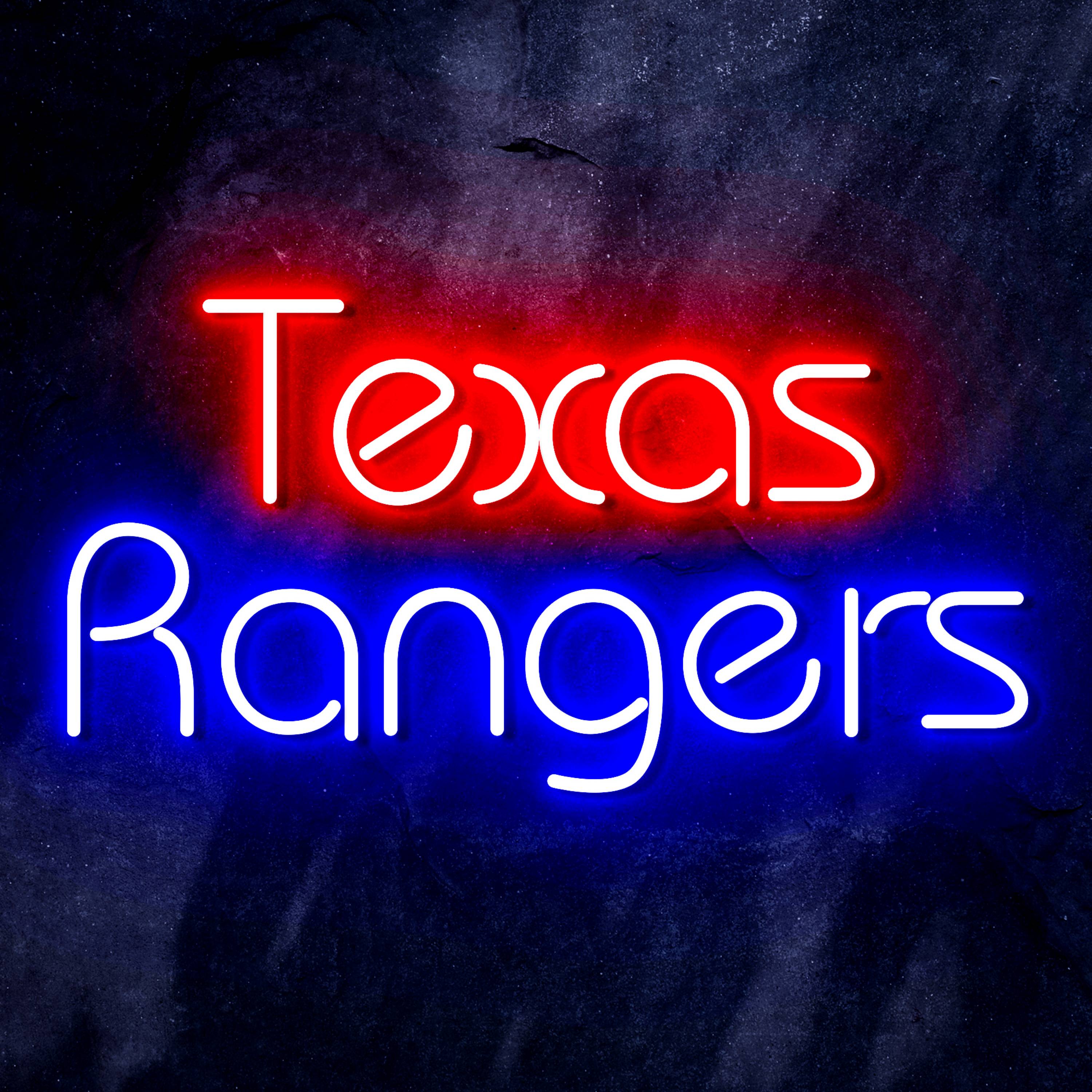 MLB Texas Rangers Flex Neon-like LED Sign