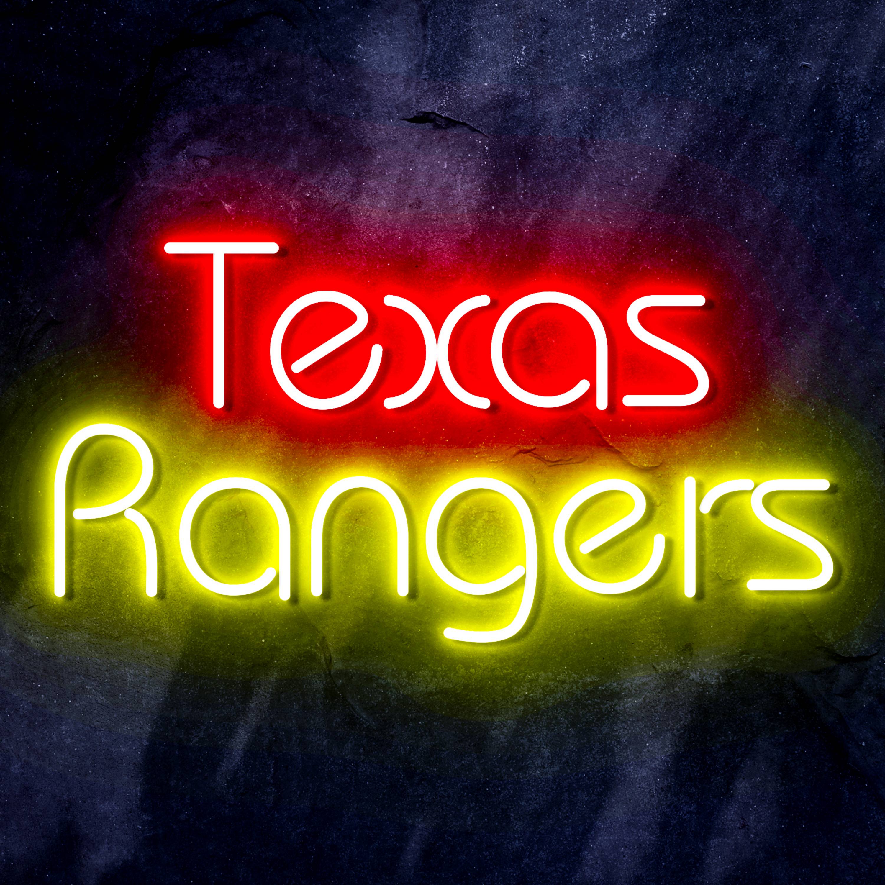 MLB Texas Rangers Flex Neon-like LED Sign