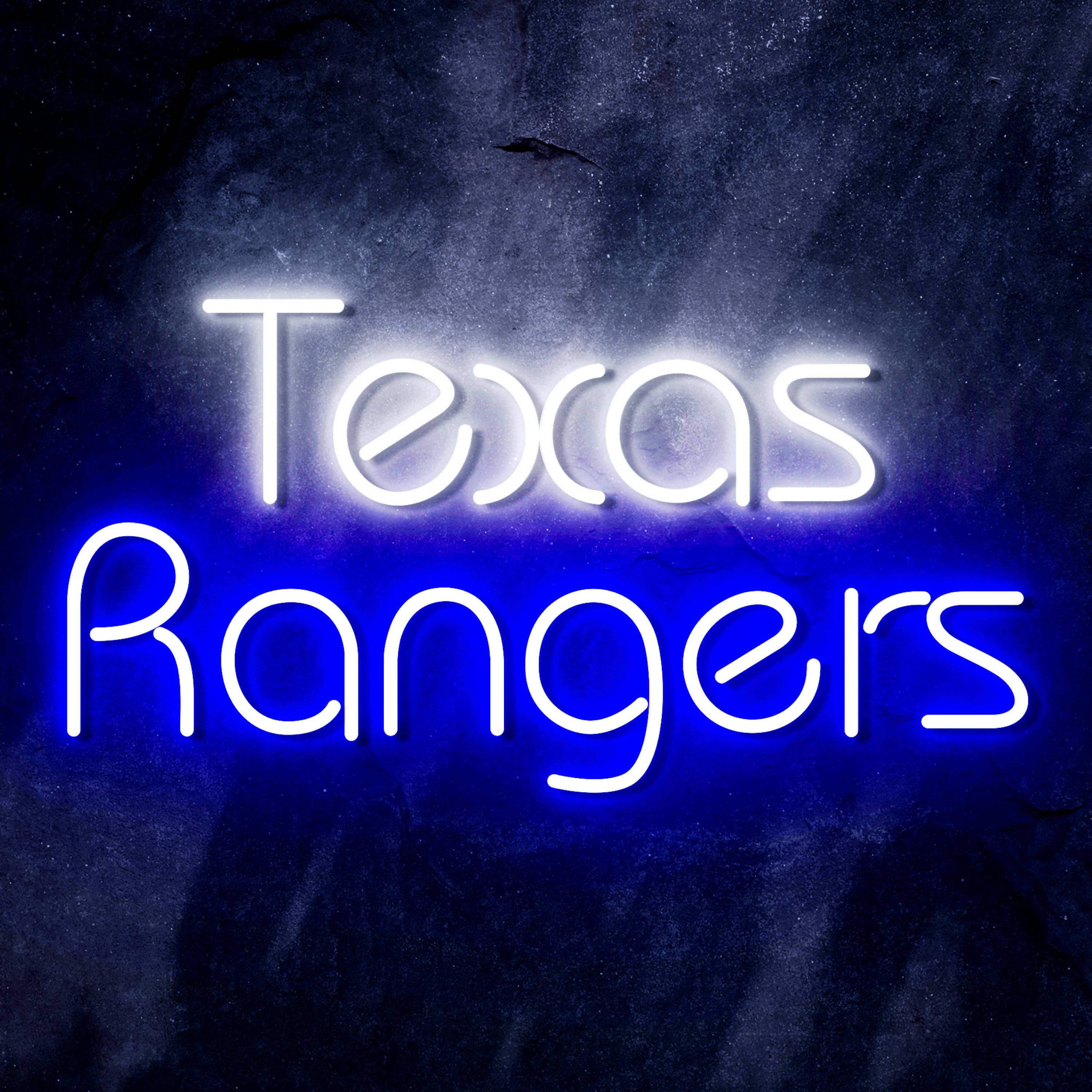 MLB Texas Rangers Flex Neon-like LED Sign