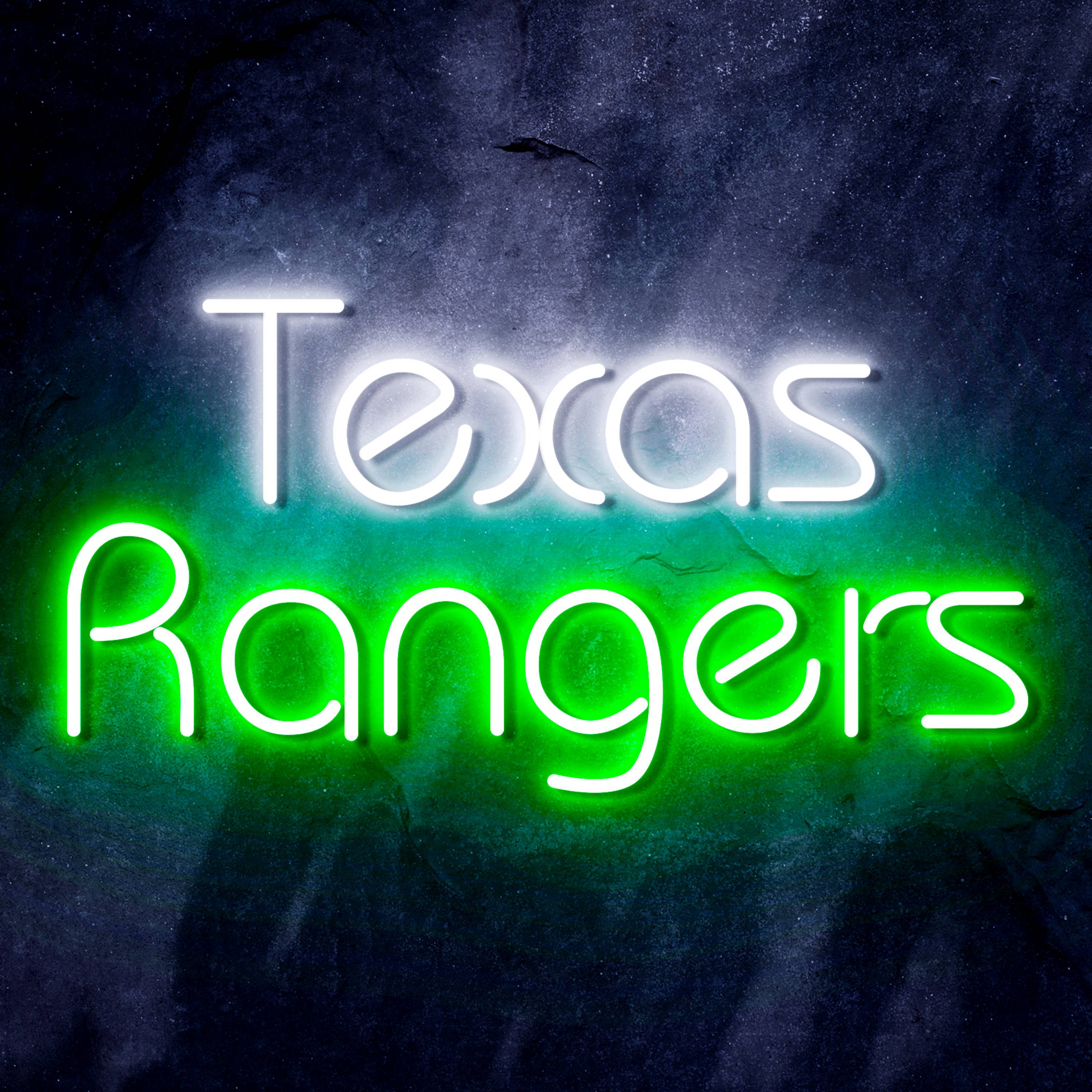 MLB Texas Rangers Flex Neon-like LED Sign