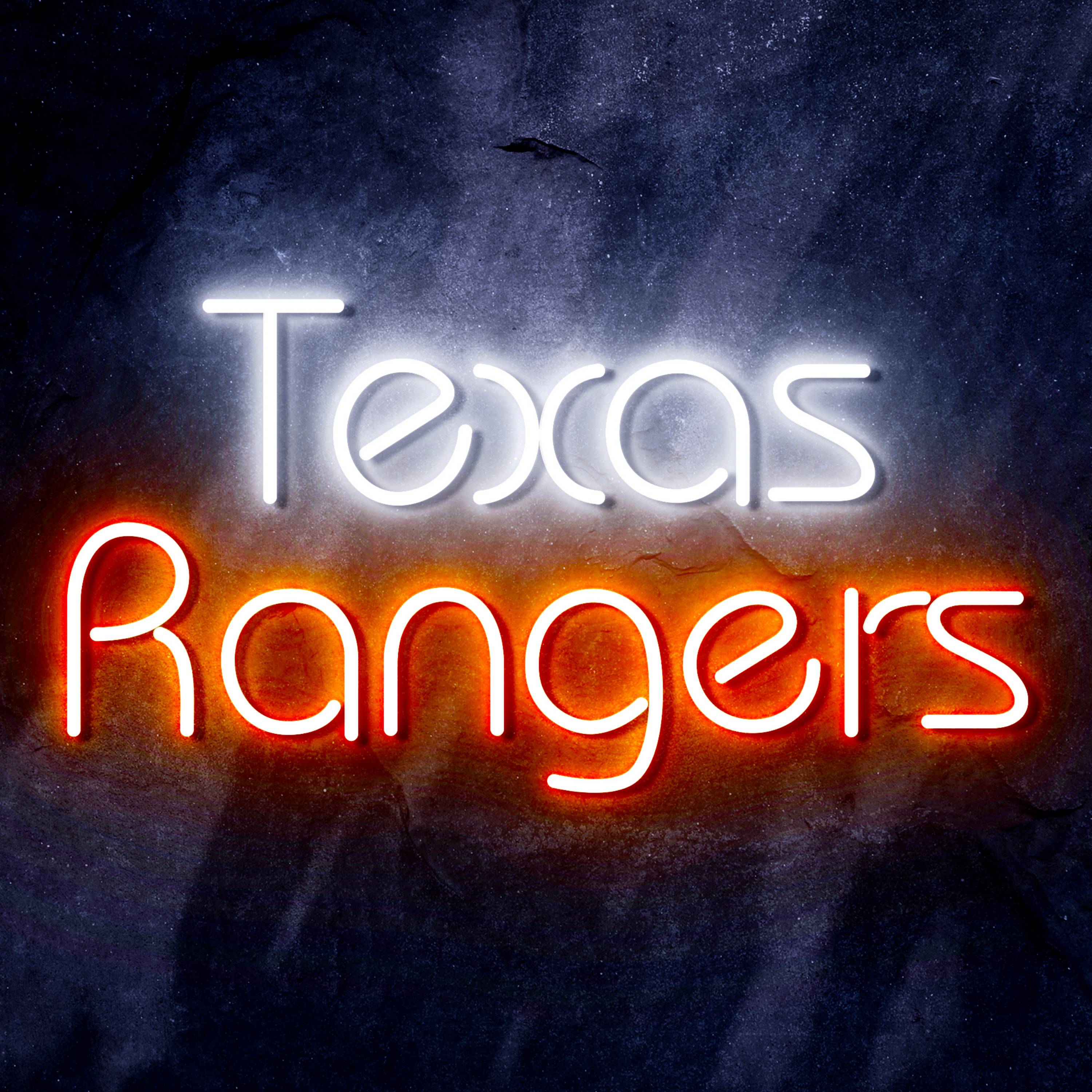 MLB Texas Rangers Flex Neon-like LED Sign