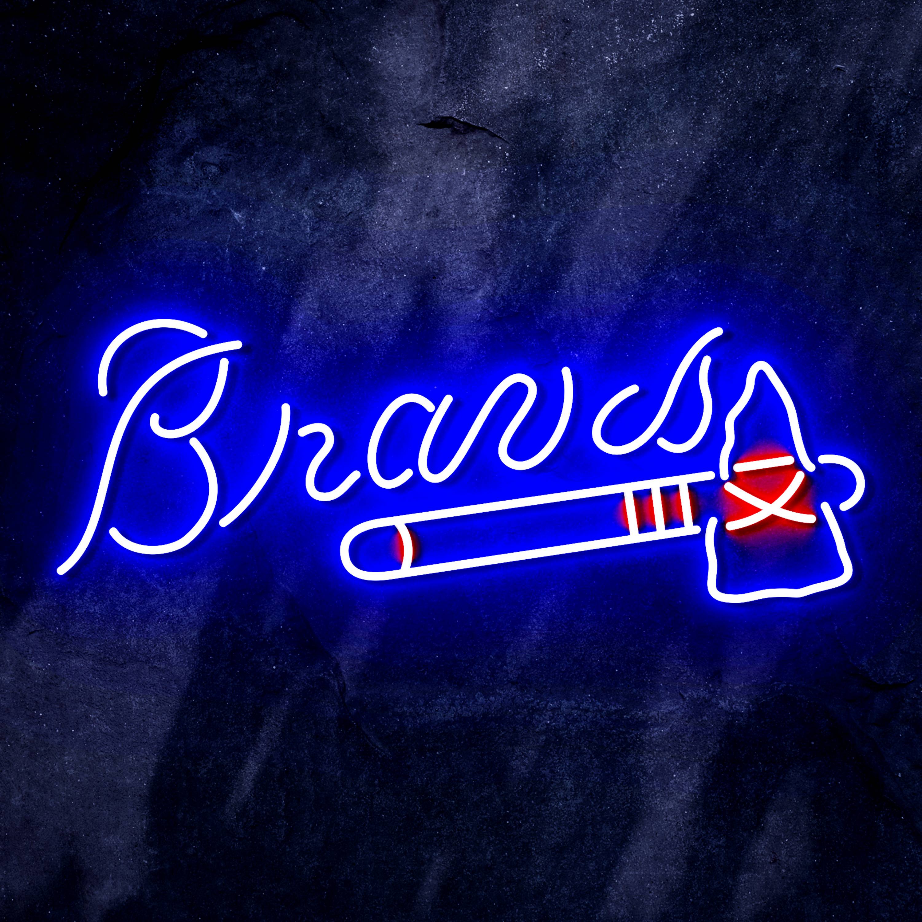 MLB Atlanta Braves Flex Neon-like LED Sign