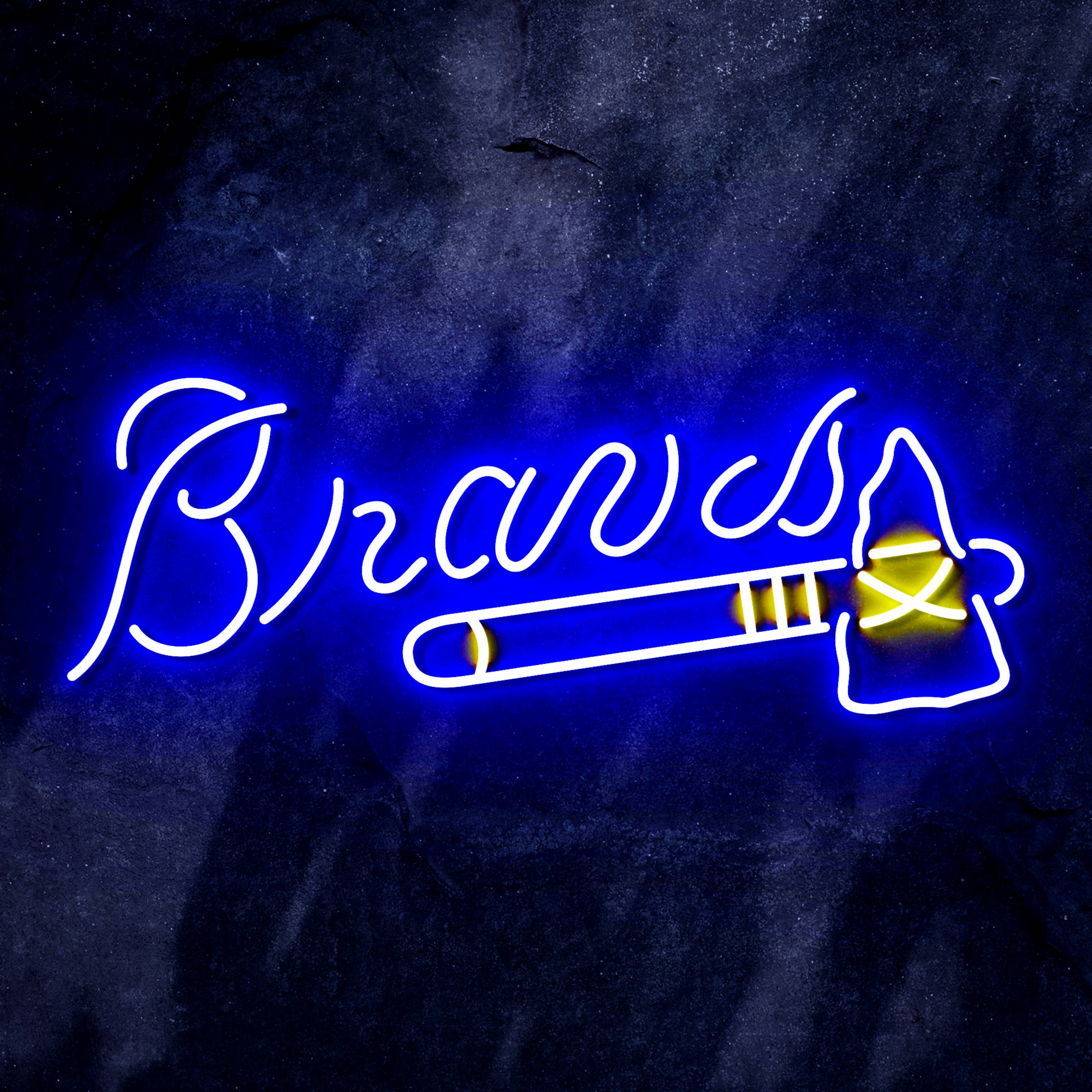 MLB Atlanta Braves Flex Neon-like LED Sign