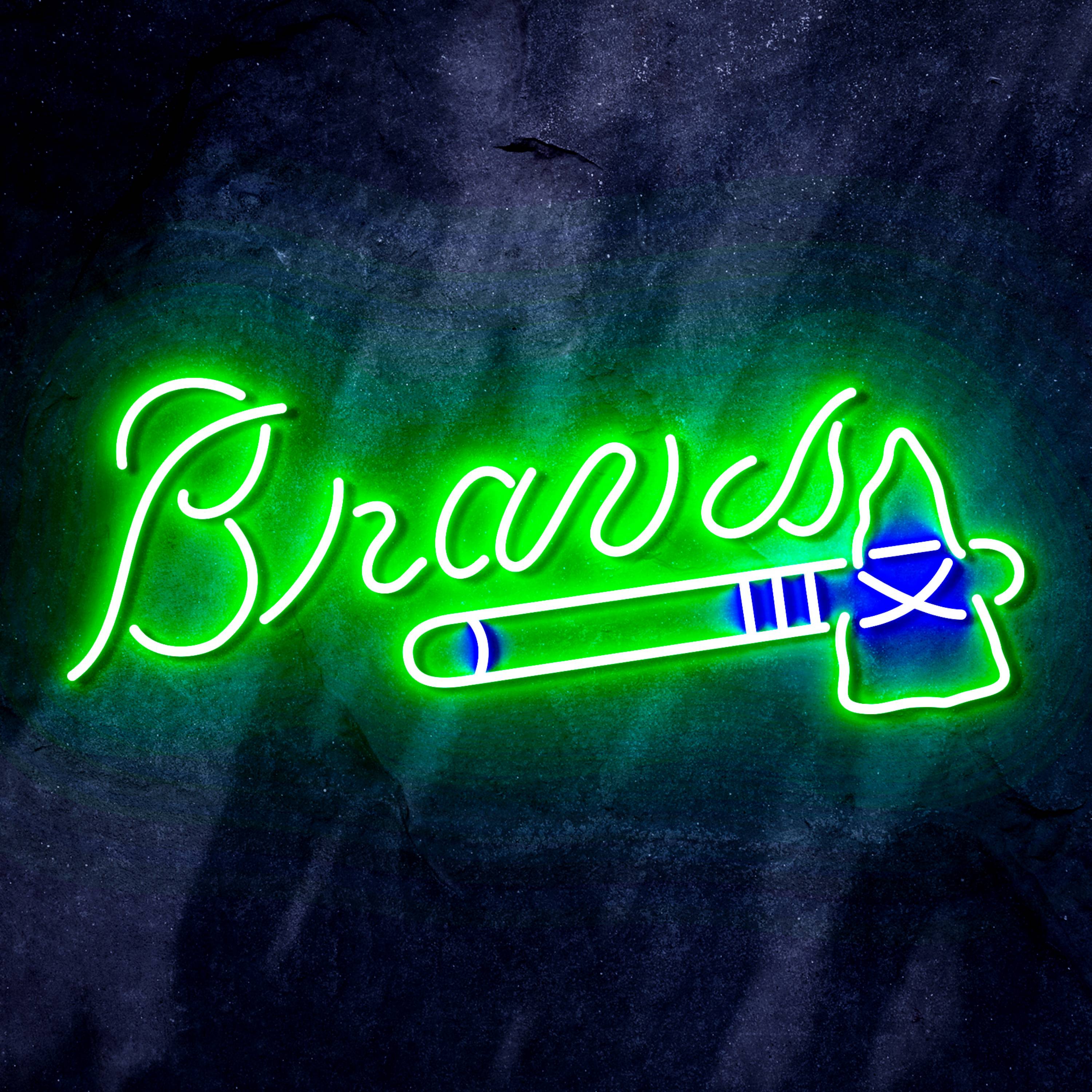 MLB Atlanta Braves Flex Neon-like LED Sign