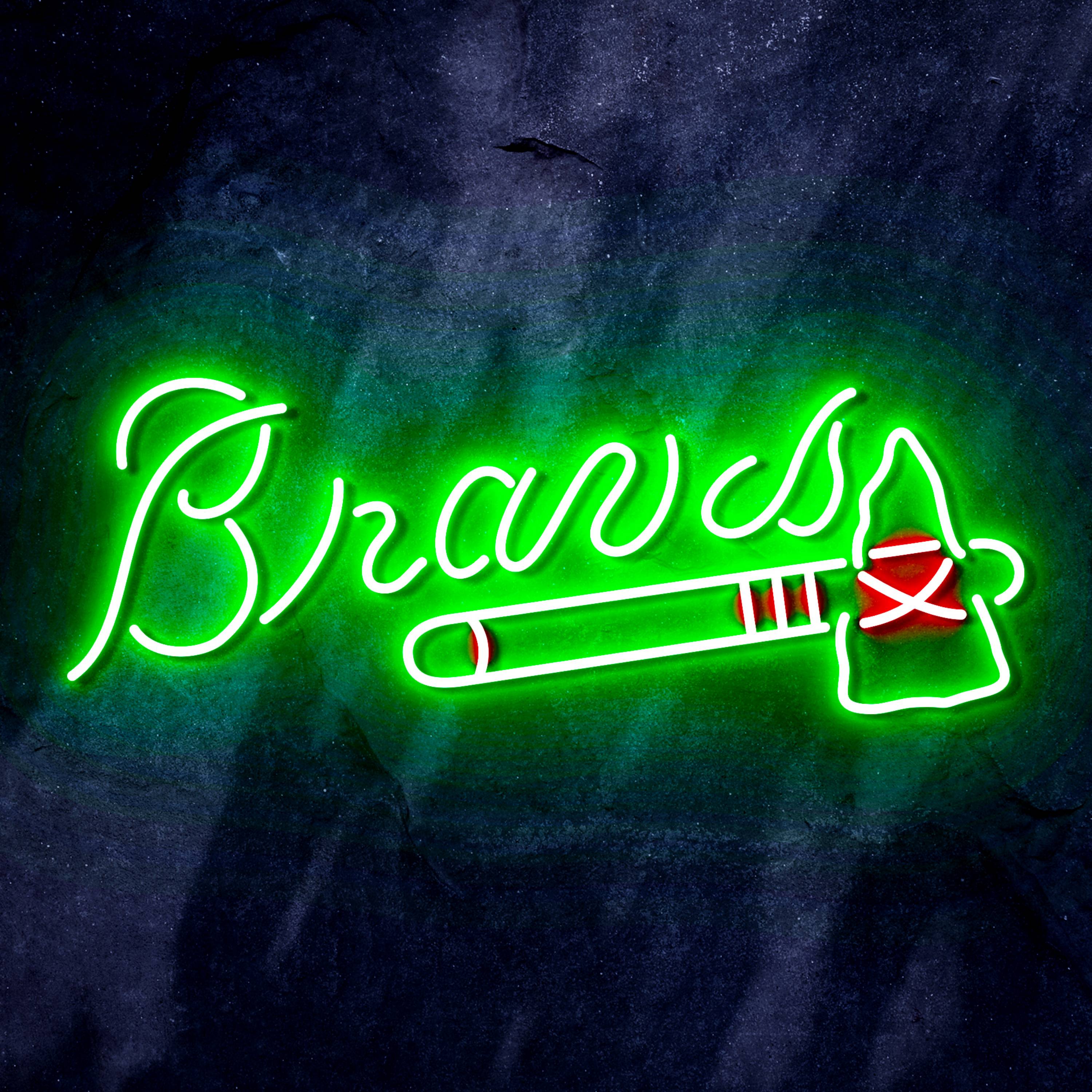 MLB Atlanta Braves Flex Neon-like LED Sign