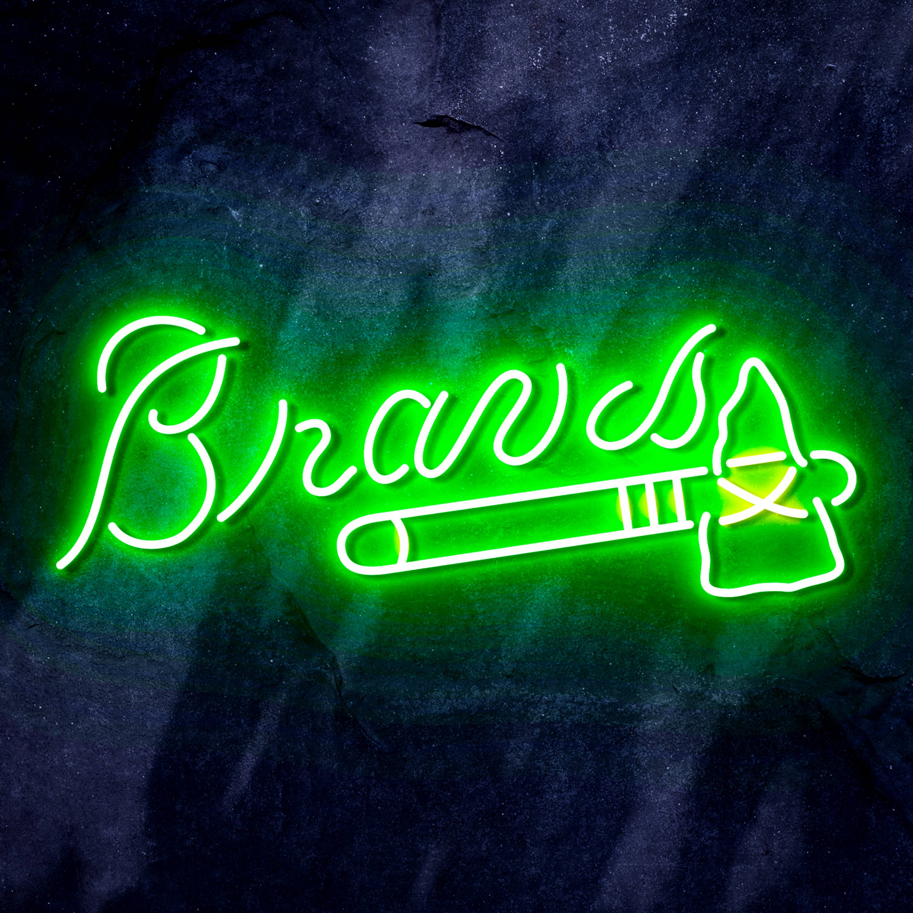 MLB Atlanta Braves Flex Neon-like LED Sign