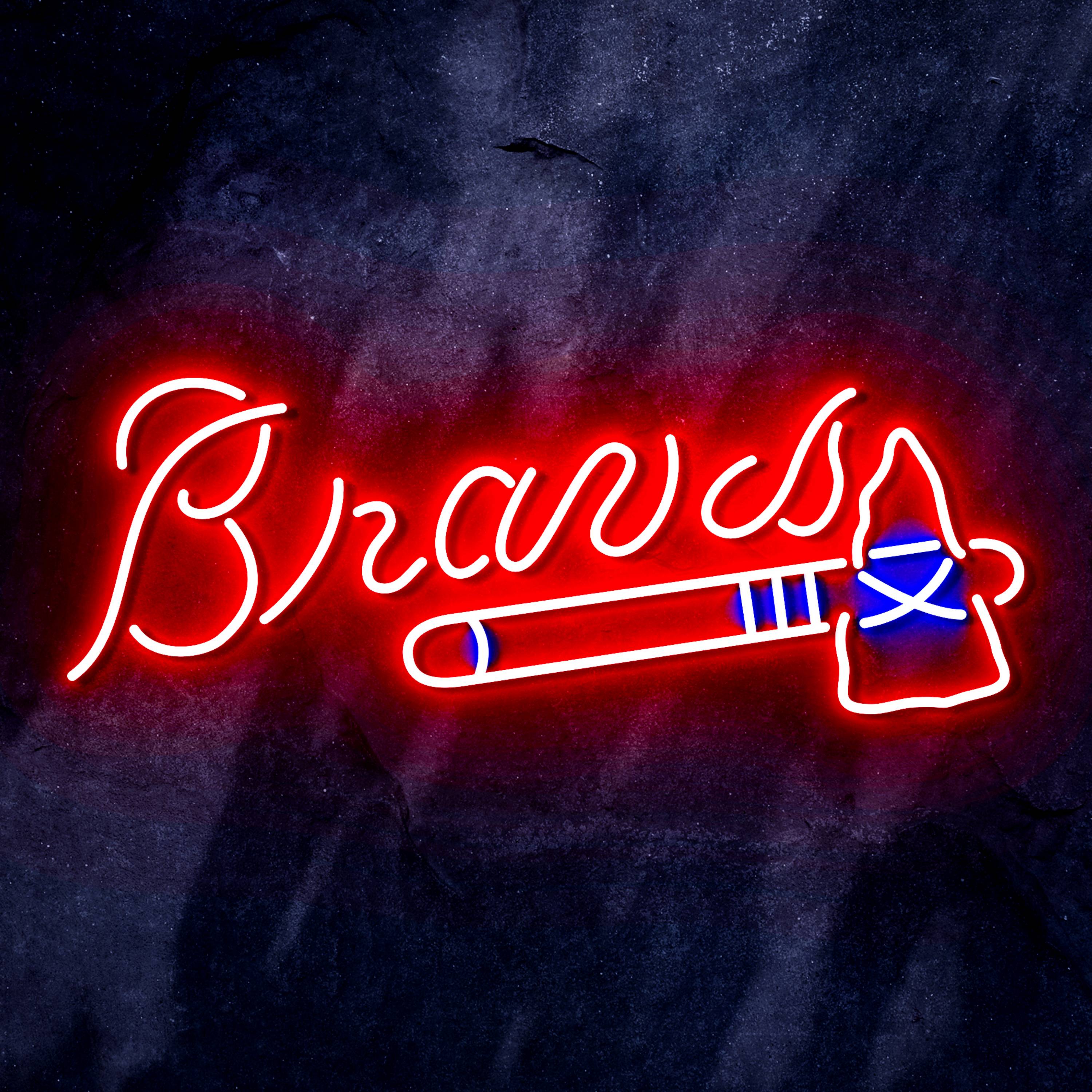 MLB Atlanta Braves Flex Neon-like LED Sign